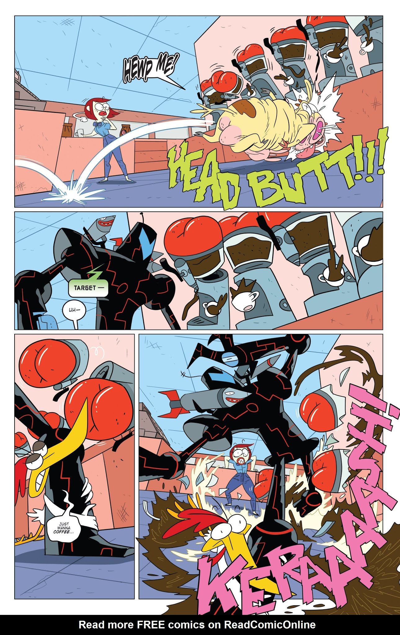 Read online Super Secret Crisis War!  Cow and Chicken comic -  Issue # Full - 9