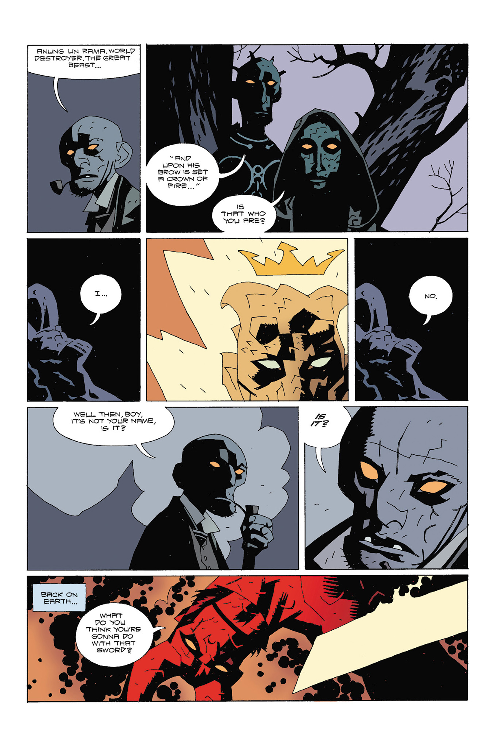 Read online Hellboy: The Right Hand of Doom comic -  Issue # TPB - 104