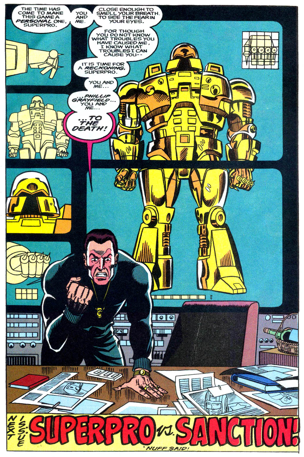 Read online NFL SuperPro comic -  Issue #3 - 24