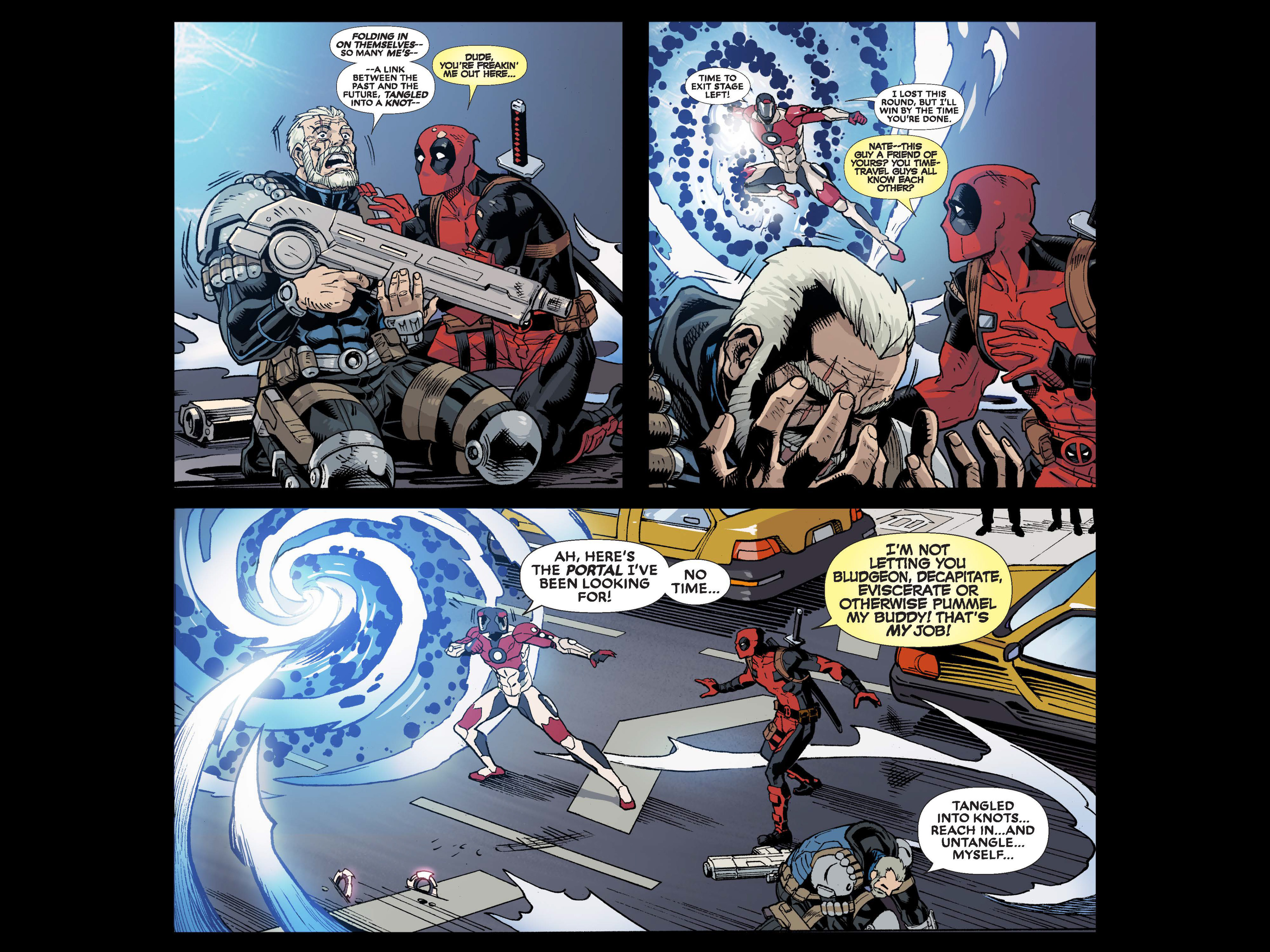 Read online Deadpool & Cable: Split Second Infinite Comic comic -  Issue #4 - 11