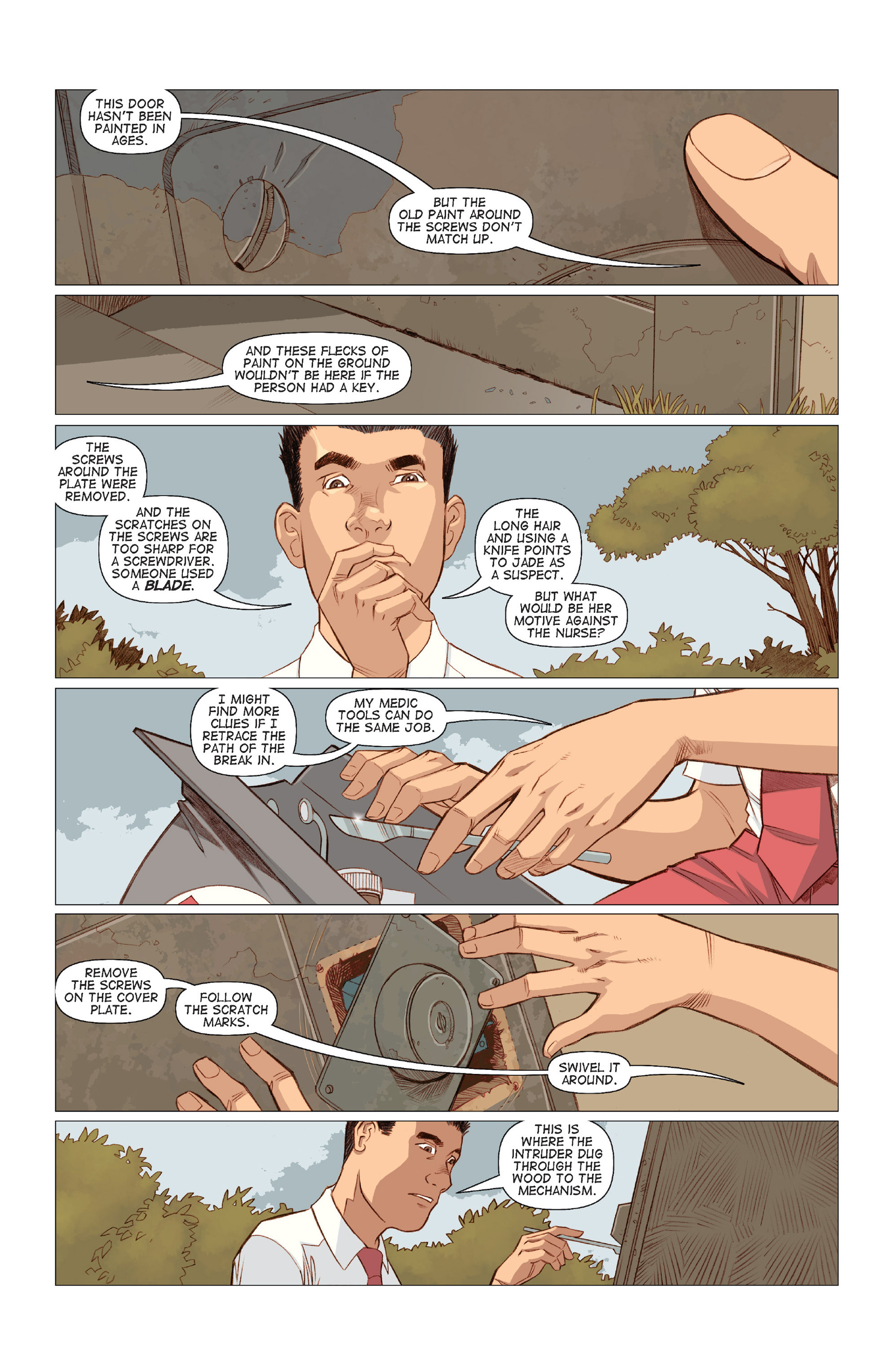 Read online Five Weapons comic -  Issue #8 - 13