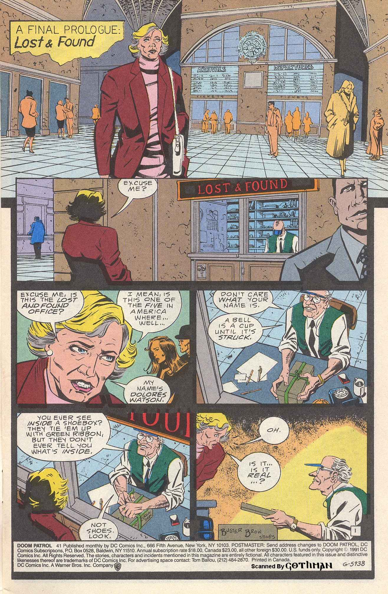 Read online Doom Patrol (1987) comic -  Issue #41 - 2