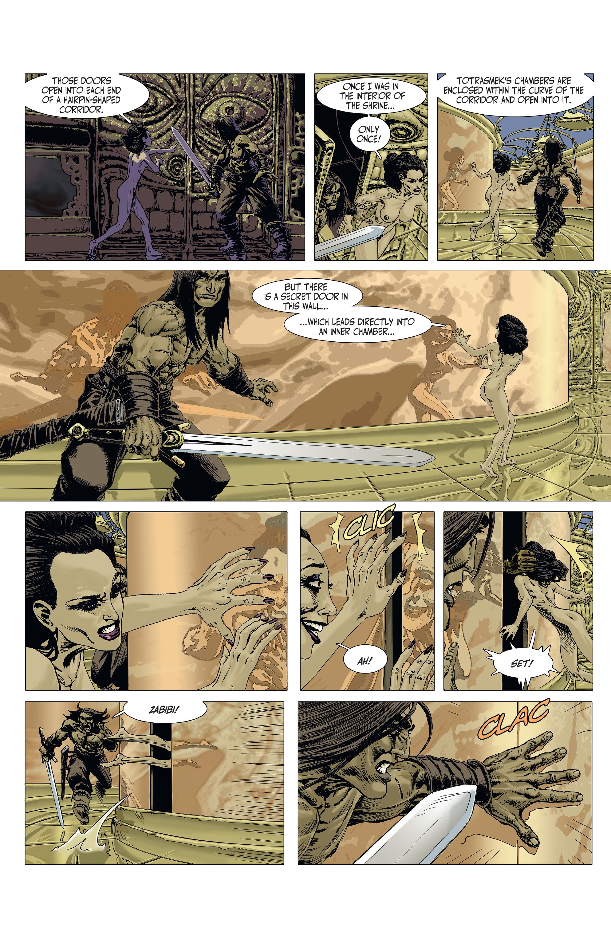 Read online The Cimmerian: The Man-Eaters Of Zamboula comic -  Issue #2 - 8
