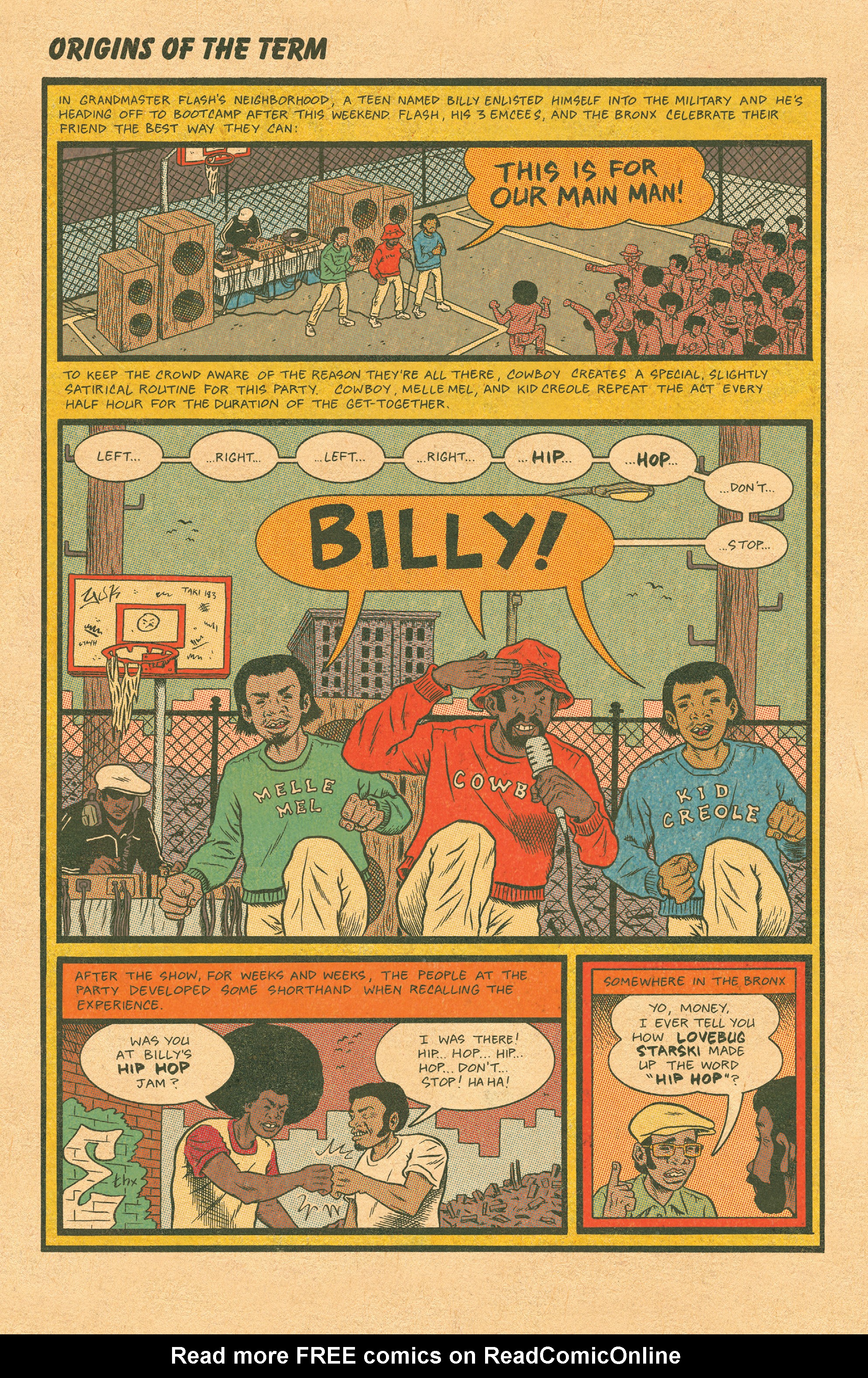 Read online Free Comic Book Day 2014 comic -  Issue # Hip Hop Family Tree Two-in-One - 9