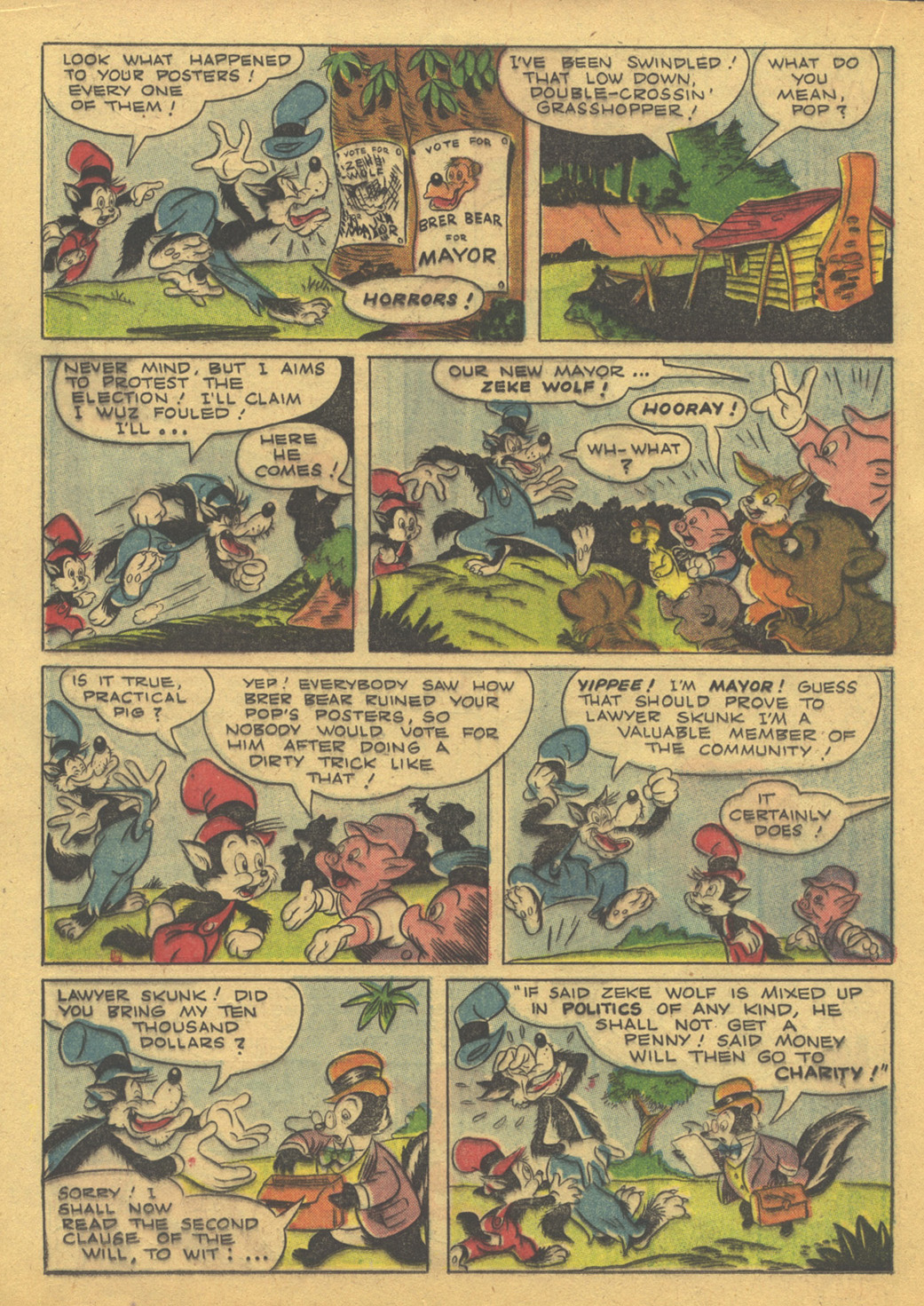 Read online Walt Disney's Comics and Stories comic -  Issue #91 - 28