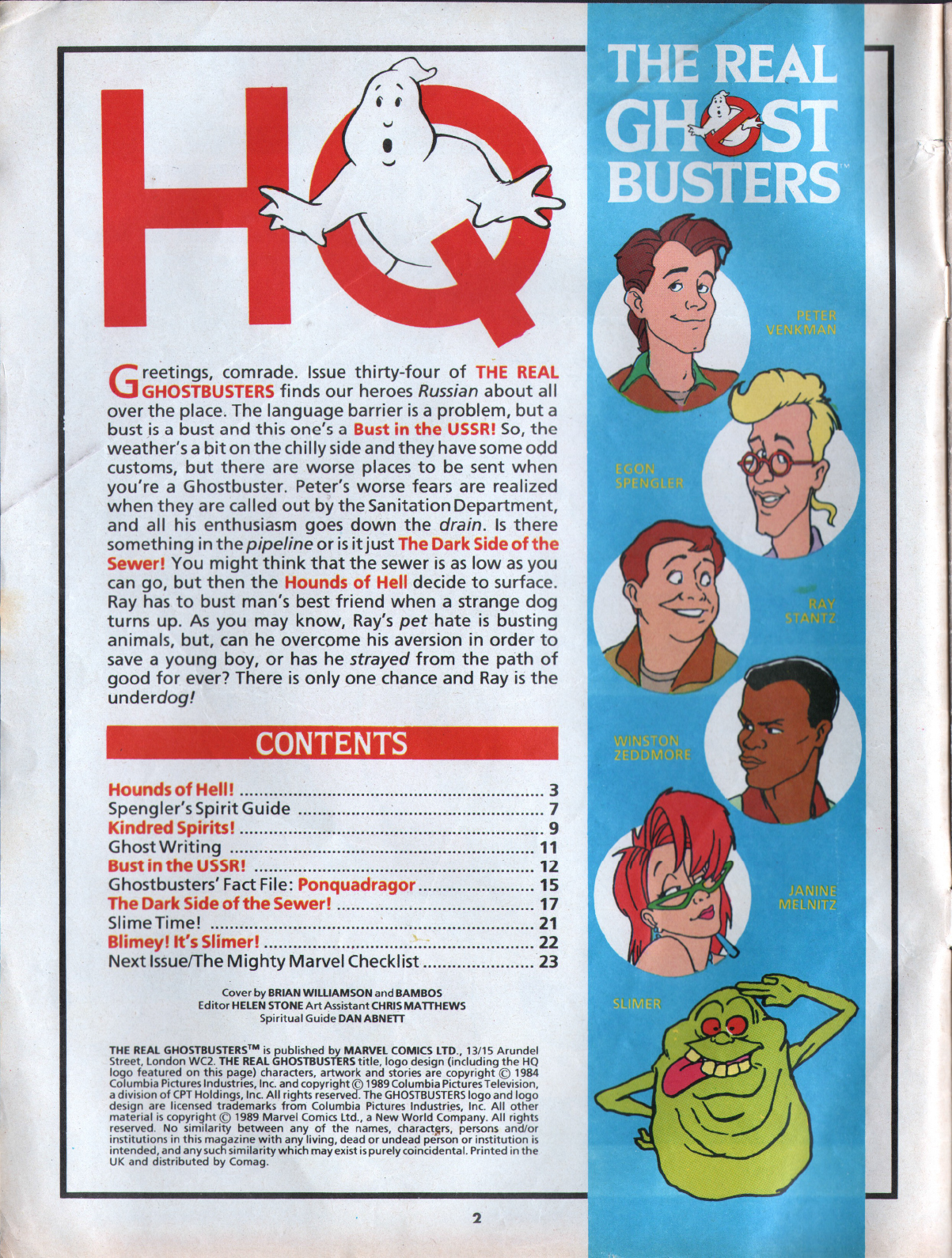 Read online The Real Ghostbusters comic -  Issue #34 - 2