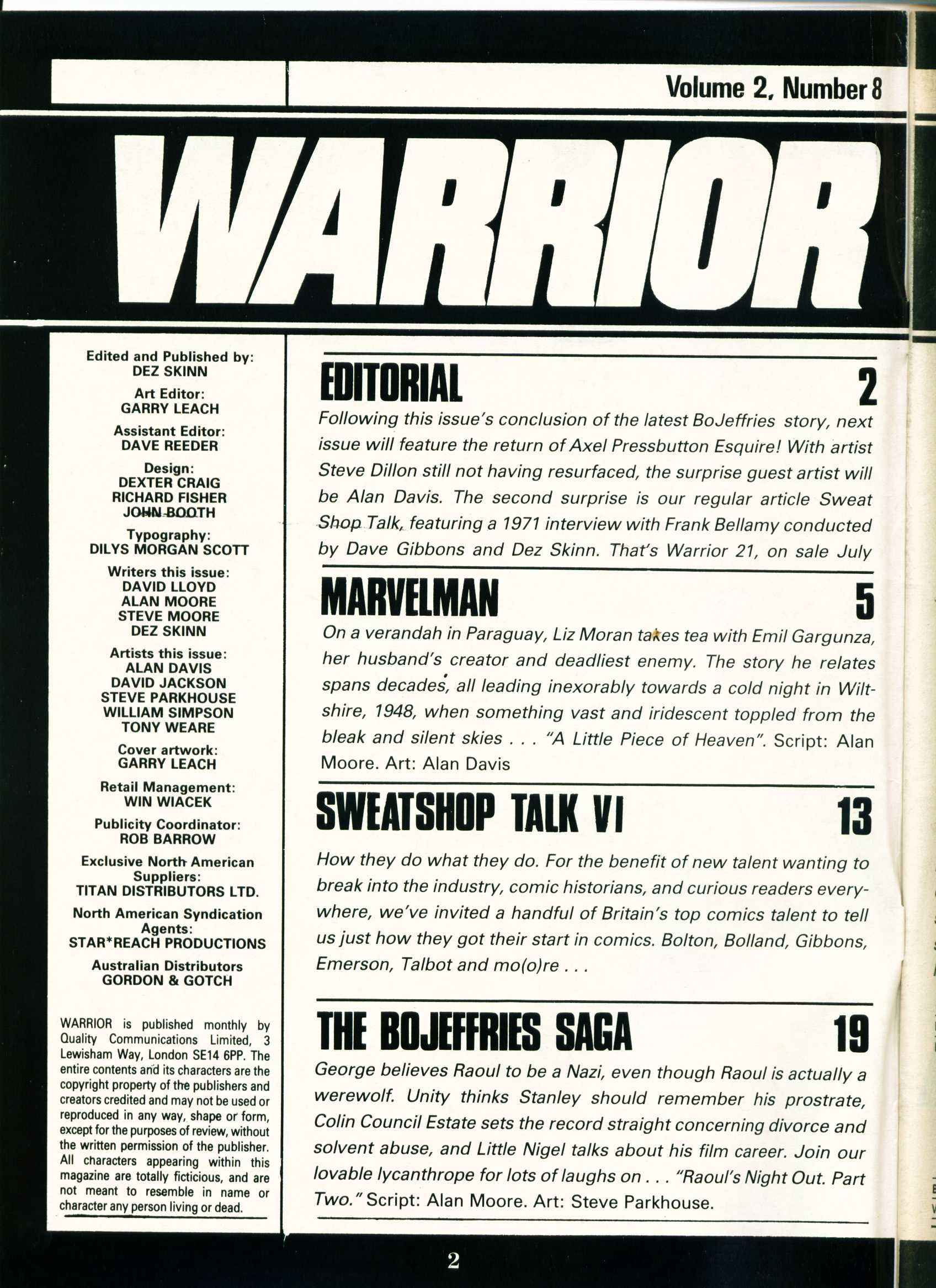 Warrior Issue #20 #21 - English 2