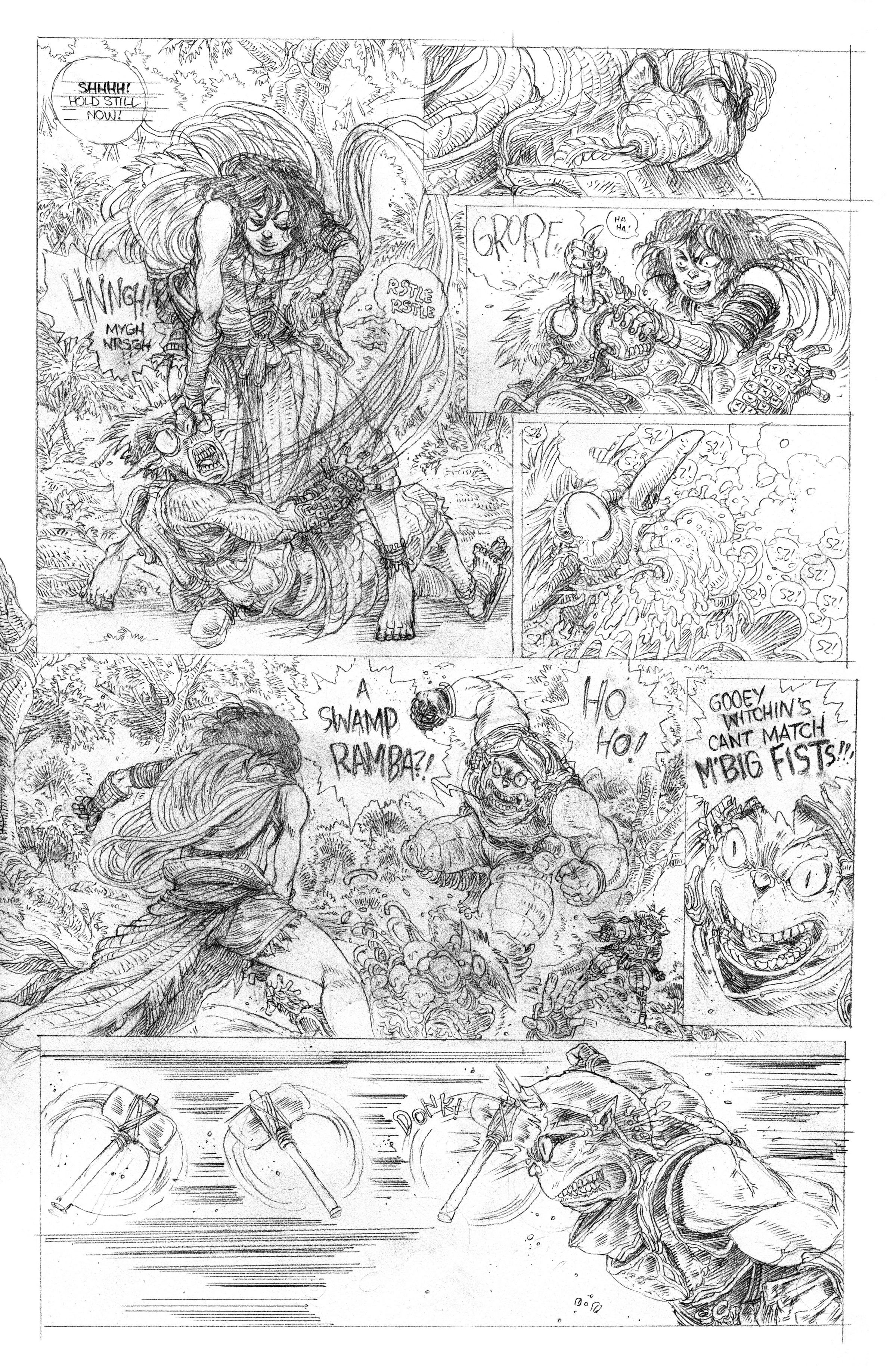 Read online Grunt: The Art and Unpublished Comics of James Stokoe comic -  Issue # TPB (Part 1) - 50
