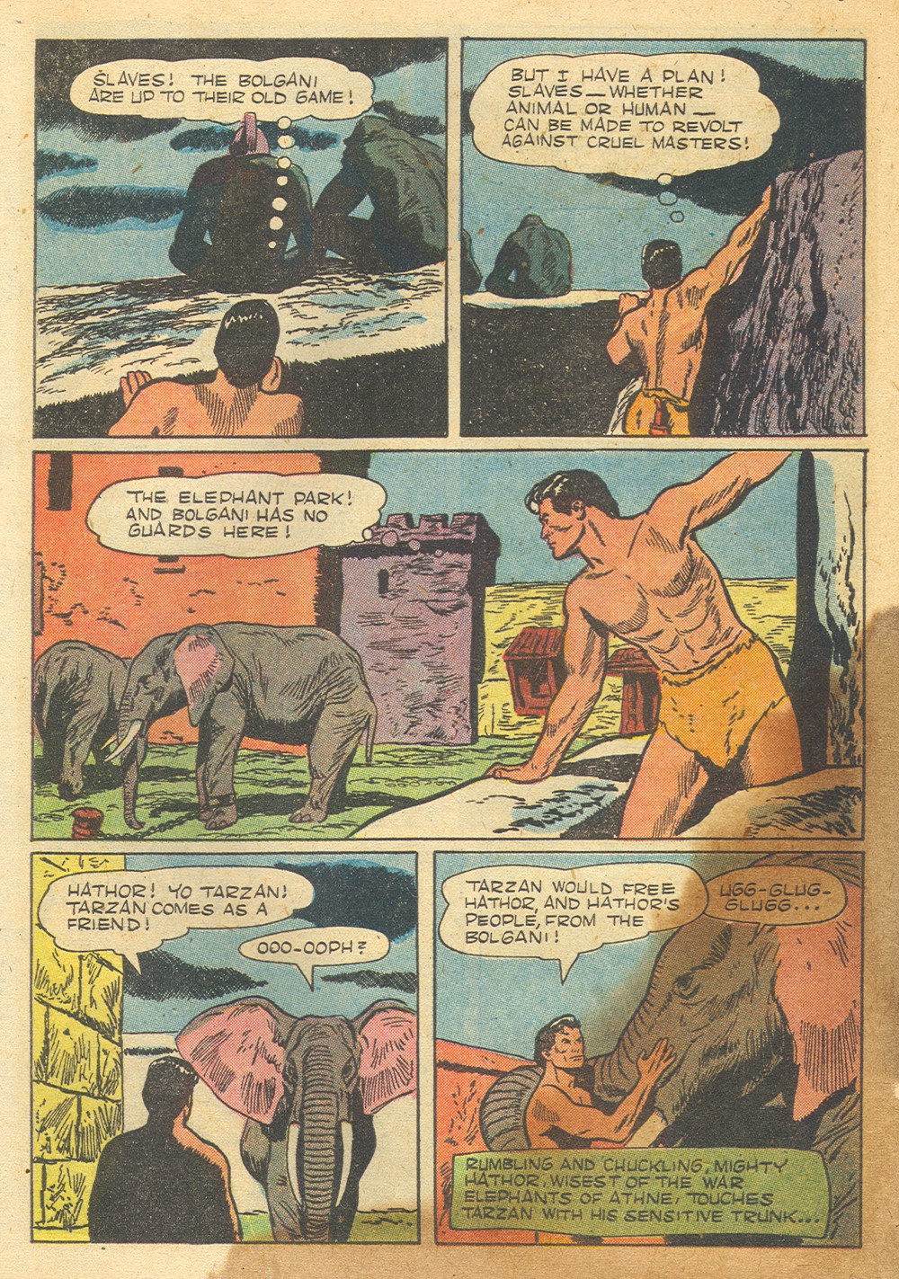 Read online Tarzan (1948) comic -  Issue #54 - 36