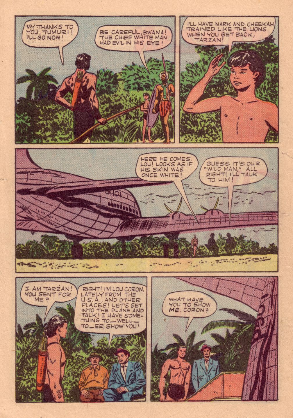 Read online Tarzan (1948) comic -  Issue #22 - 28