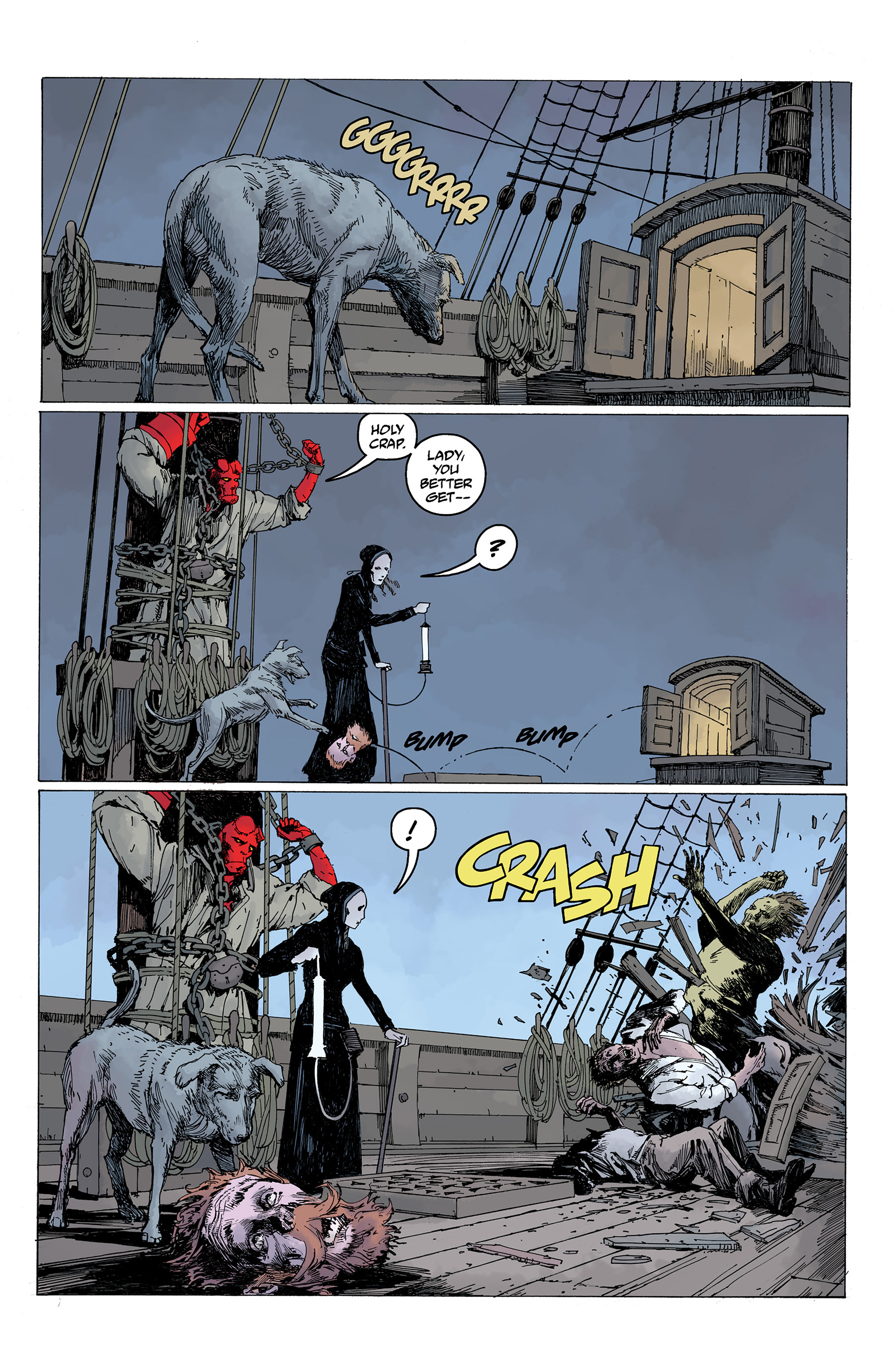 Read online Hellboy: Into the Silent Sea comic -  Issue # Full - 36