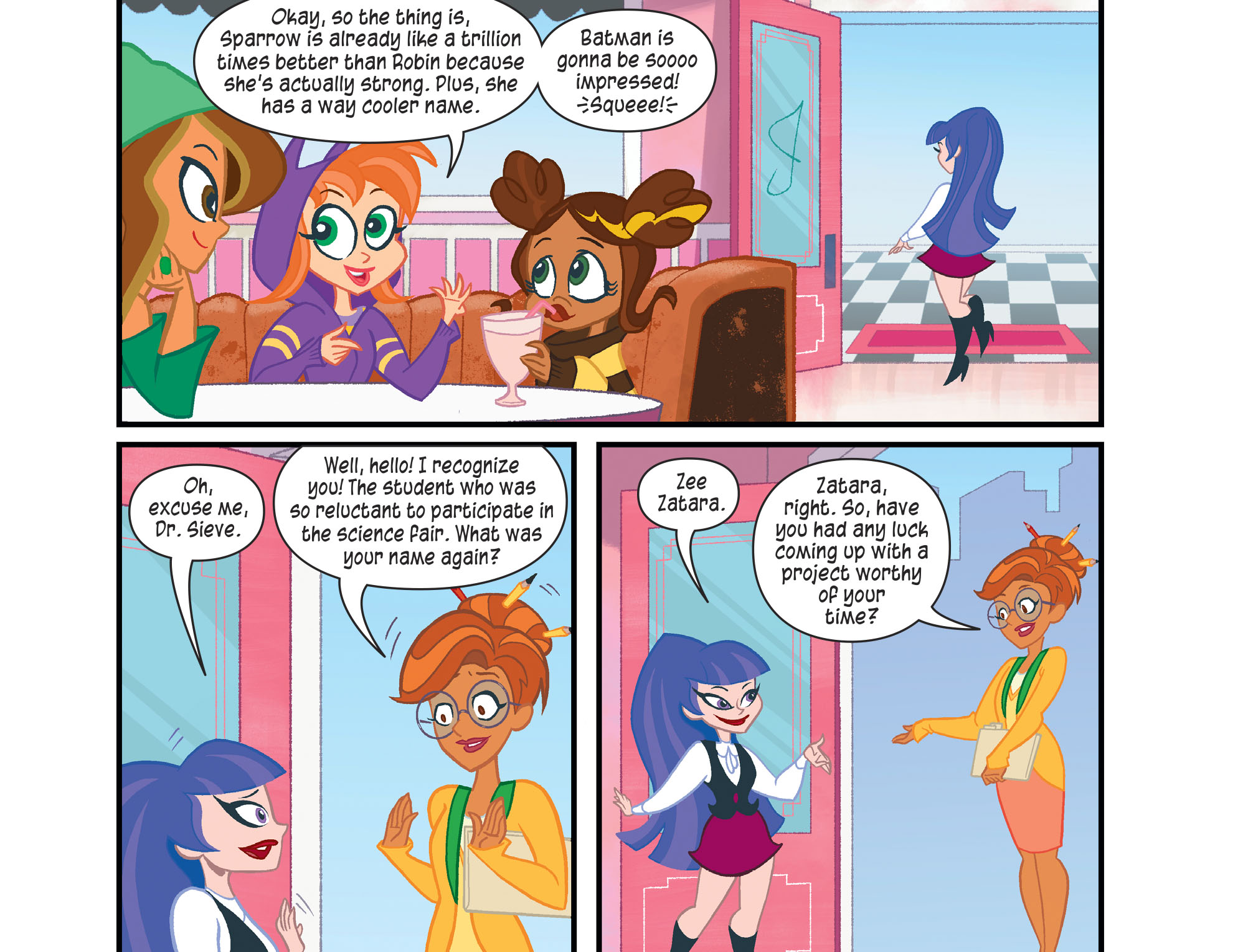 Read online DC Super Hero Girls: Weird Science comic -  Issue #7 - 16