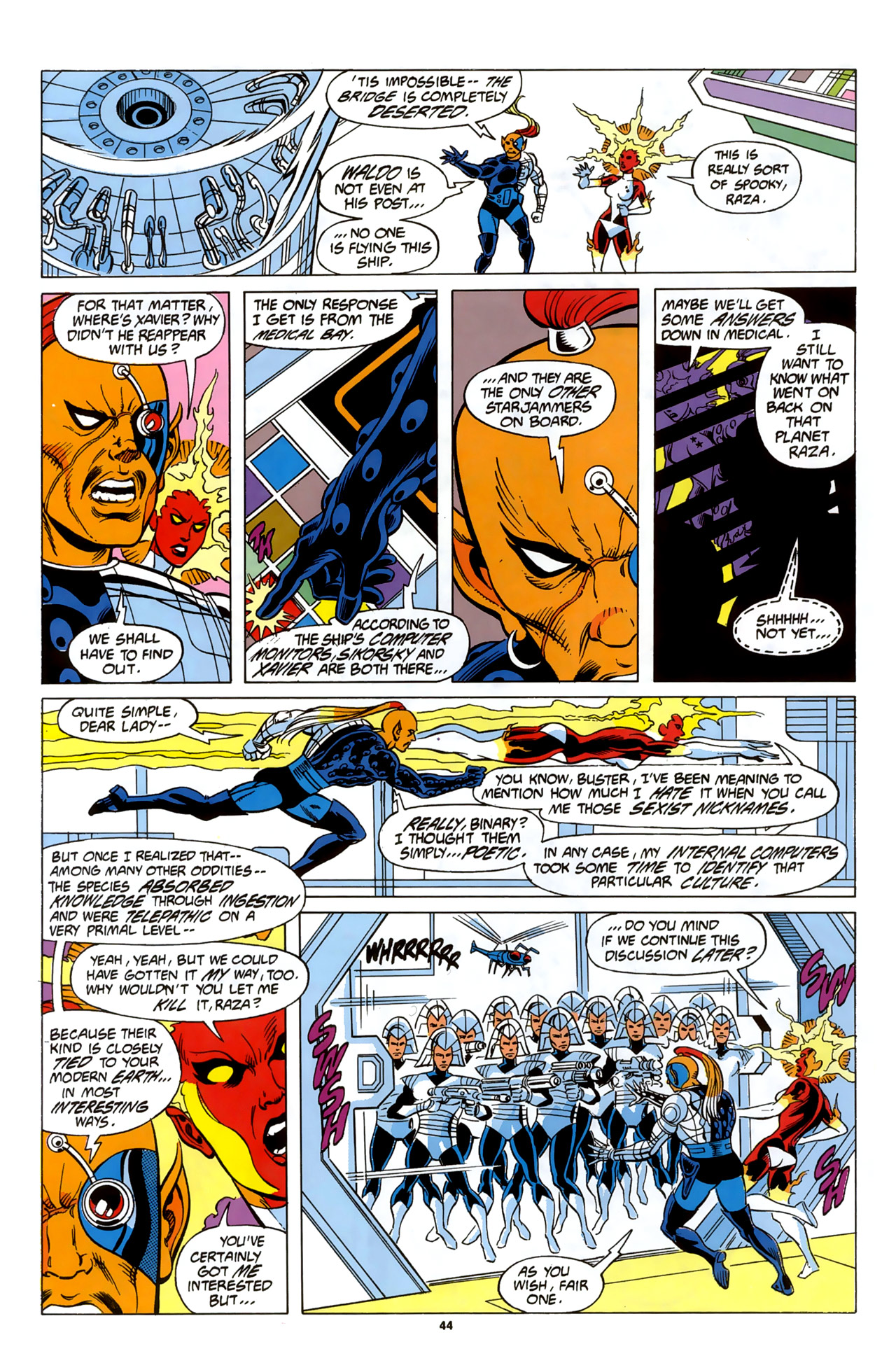 Read online X-Men Spotlight On...Starjammers comic -  Issue #1 - 46