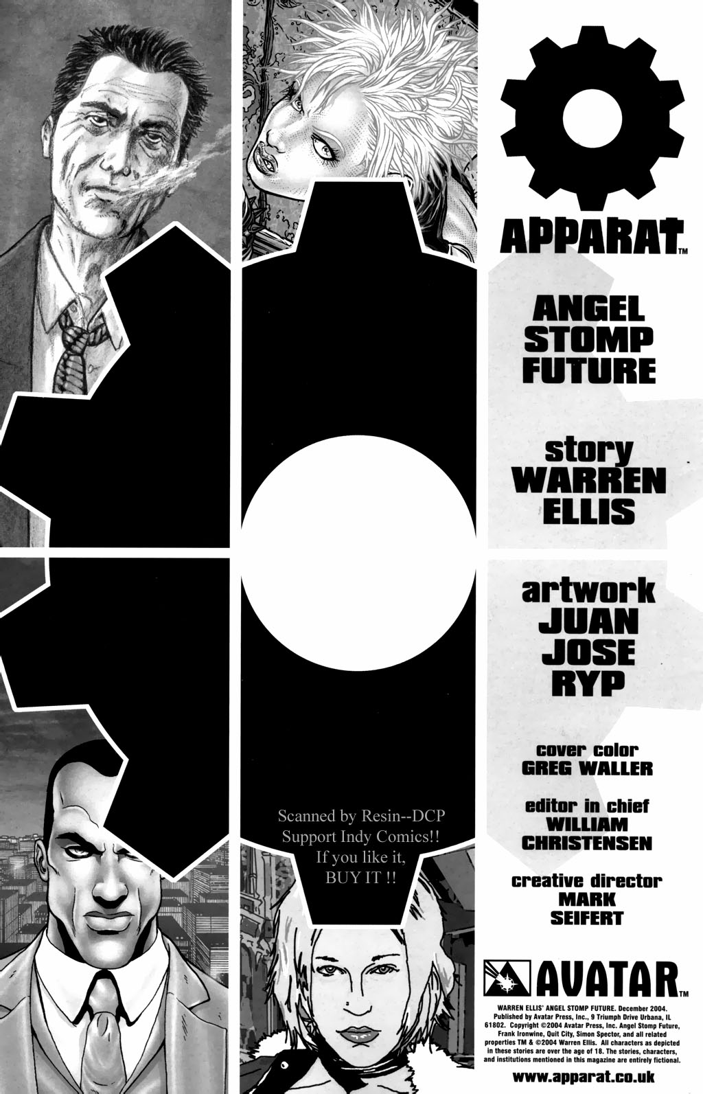 Read online Warren Ellis' Angel Stomp Future comic -  Issue # Full - 2