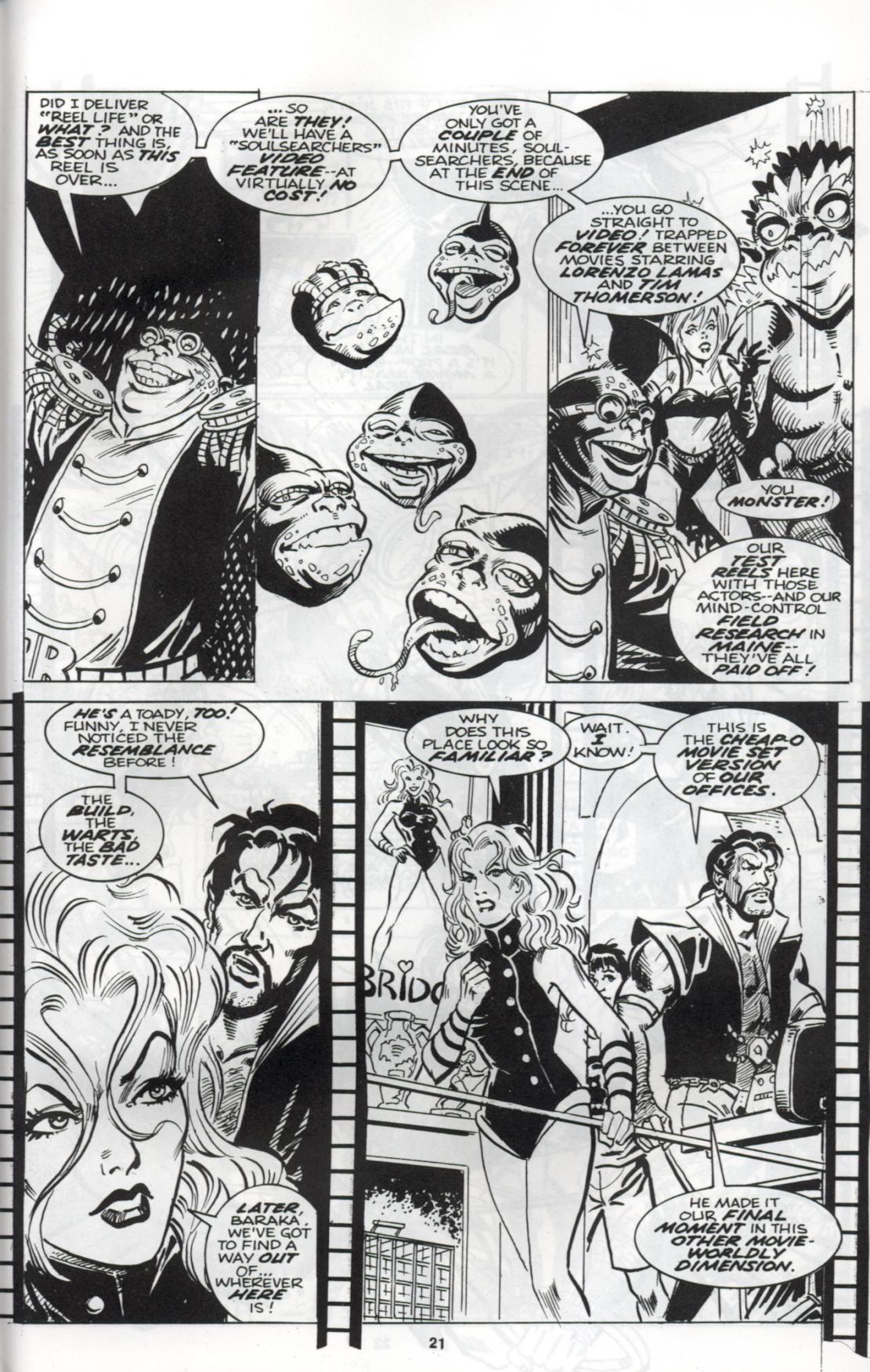 Read online Soulsearchers and Company comic -  Issue #9 - 22