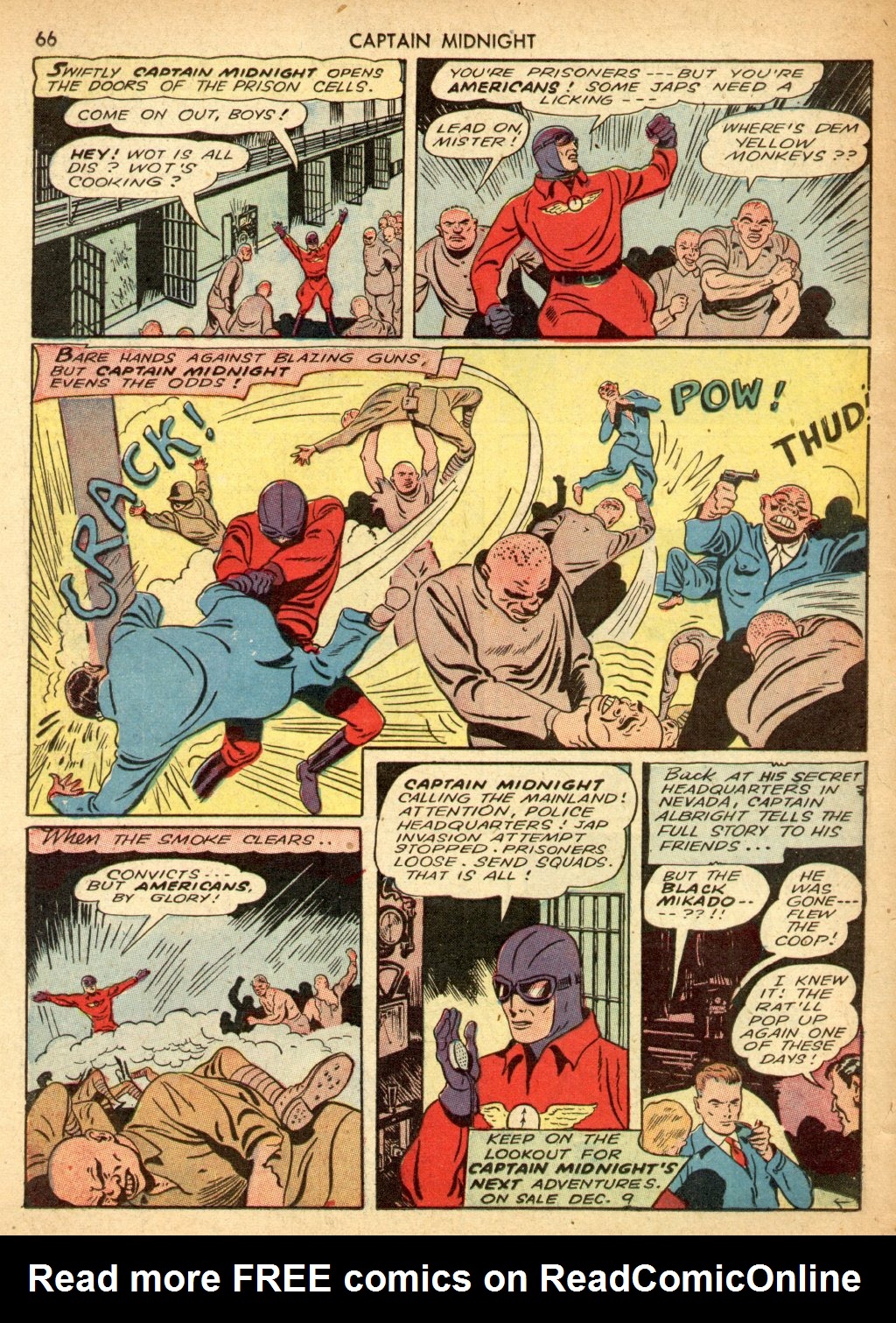 Read online Captain Midnight (1942) comic -  Issue #3 - 66