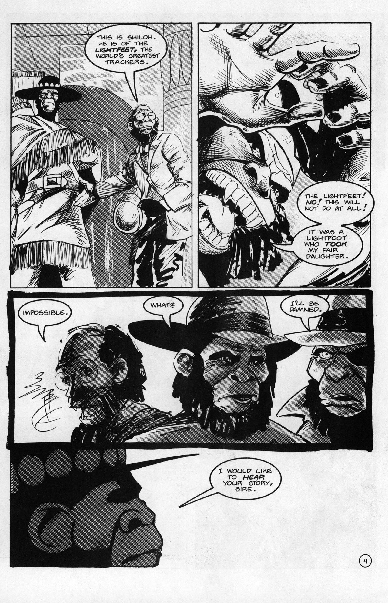 Read online Planet of the Apes (1990) comic -  Issue #20 - 6