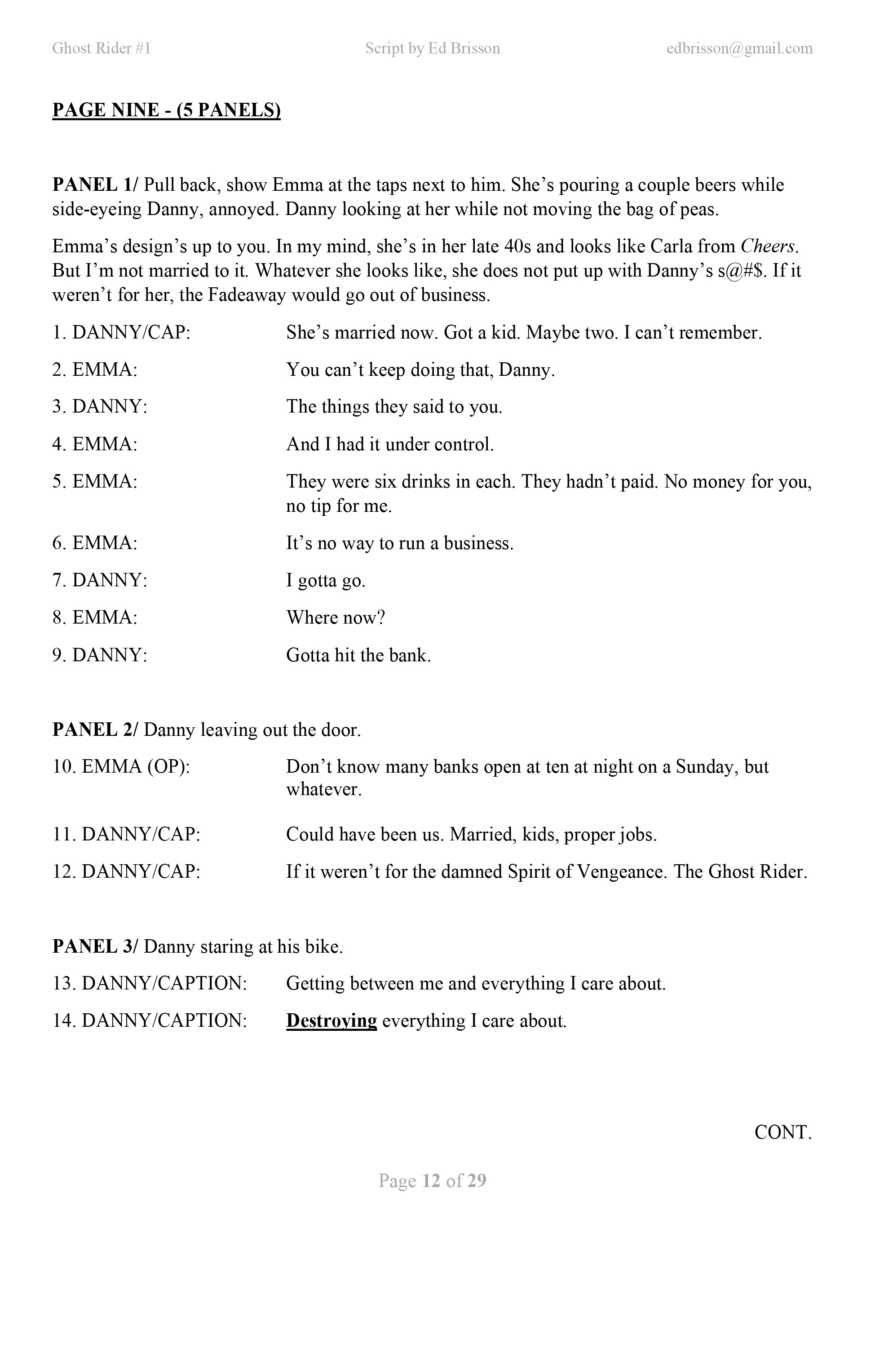 Read online Ghost Rider (2019) comic -  Issue # _Director's Cut - 55