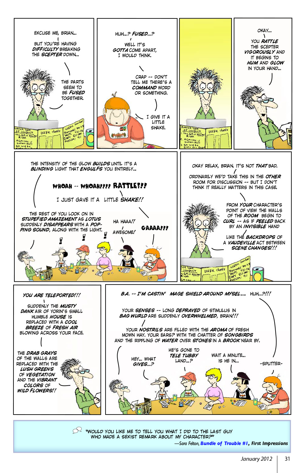 Read online Knights of the Dinner Table comic -  Issue #183 - 33