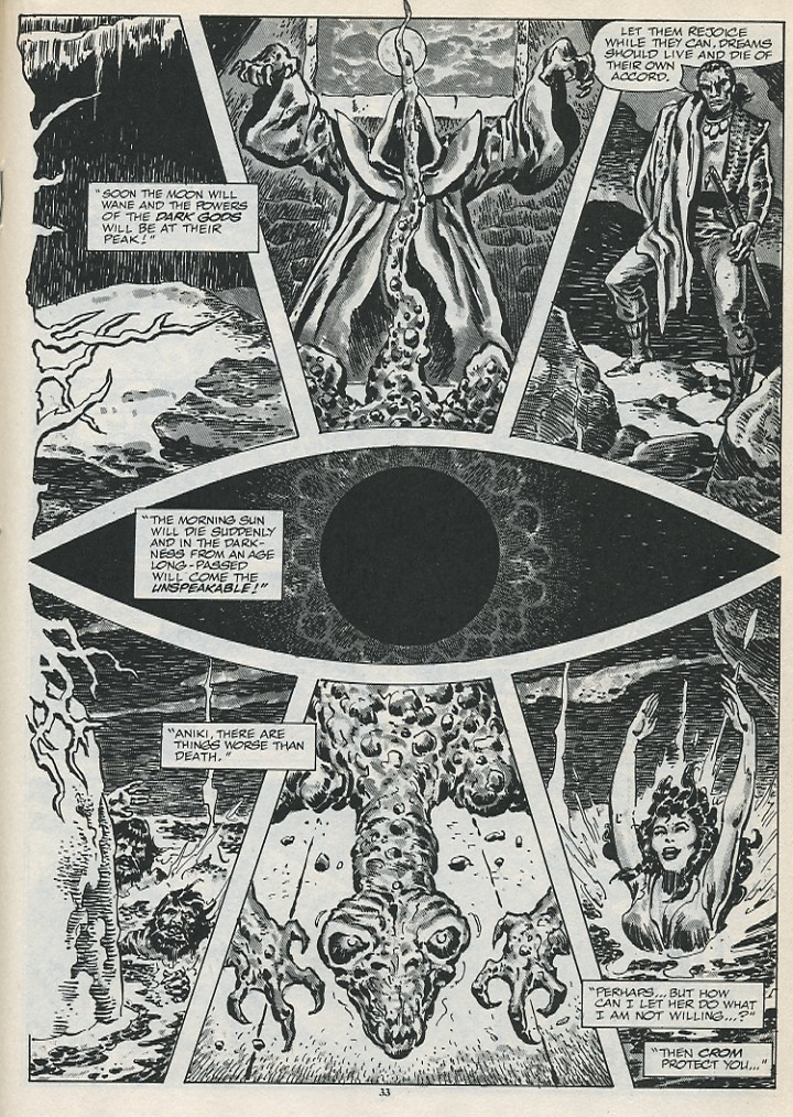 Read online The Savage Sword Of Conan comic -  Issue #187 - 35