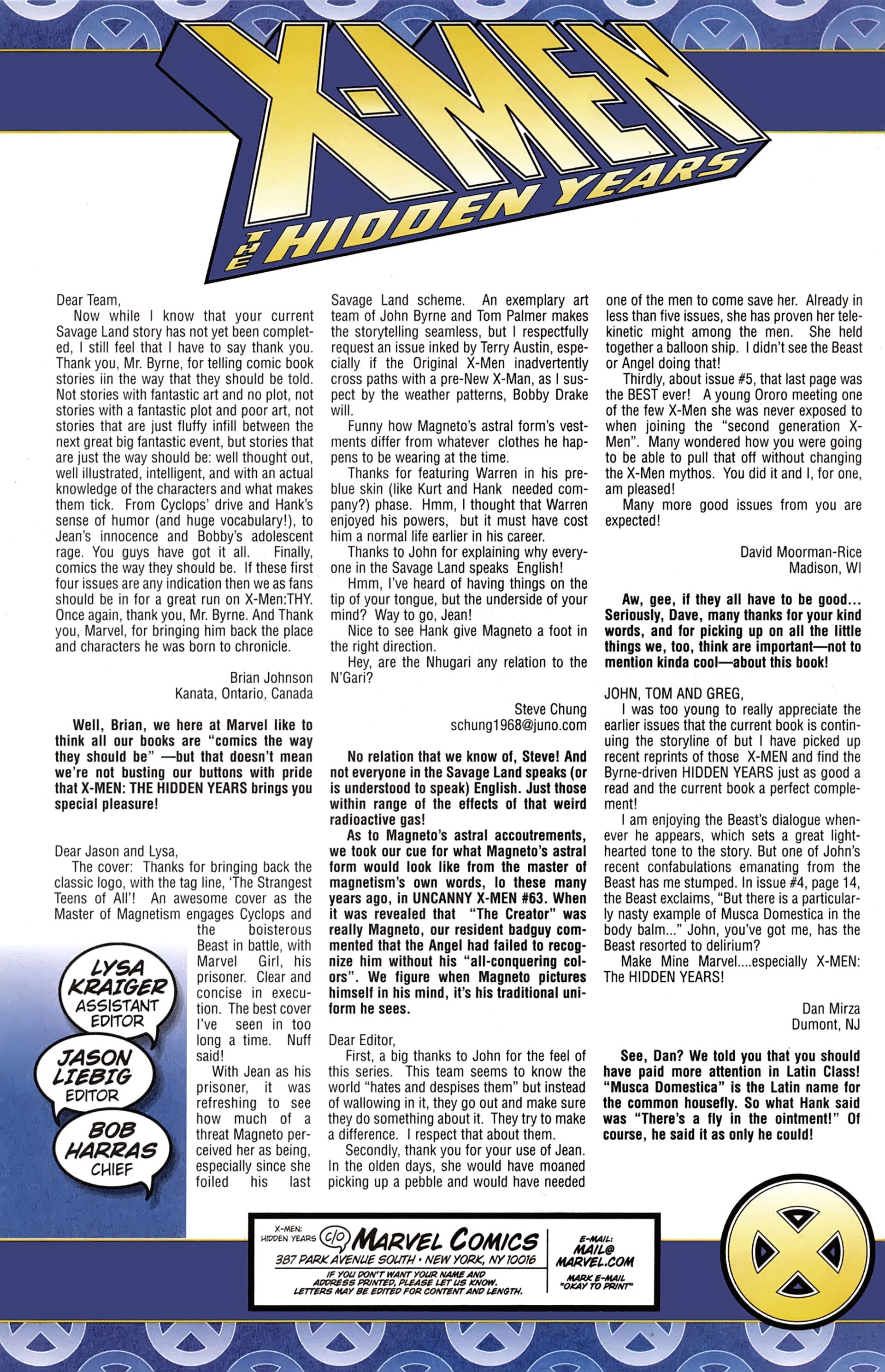 Read online X-Men: Hidden Years comic -  Issue #7 - 25