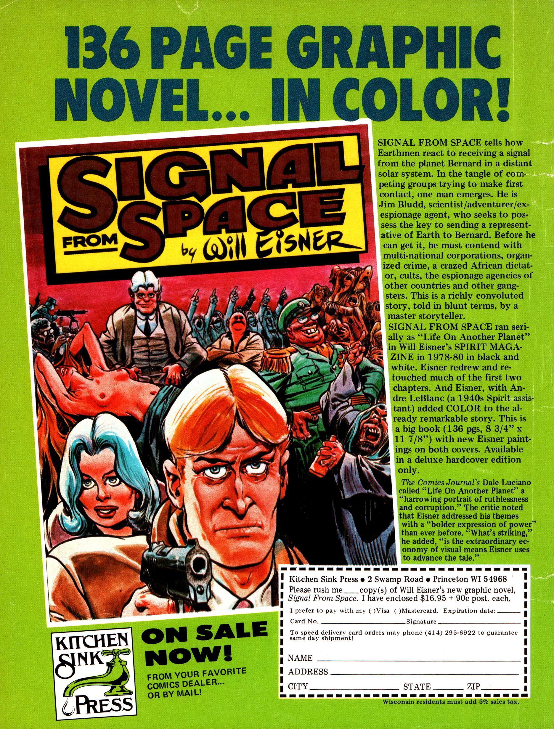 Read online Will Eisner's Quarterly comic -  Issue #1 - 2