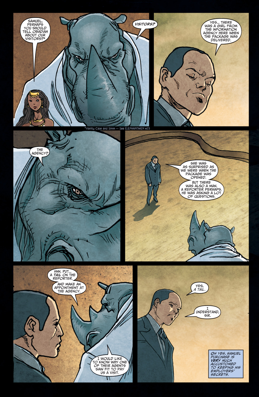 Read online Elephantmen comic -  Issue #24 - 13