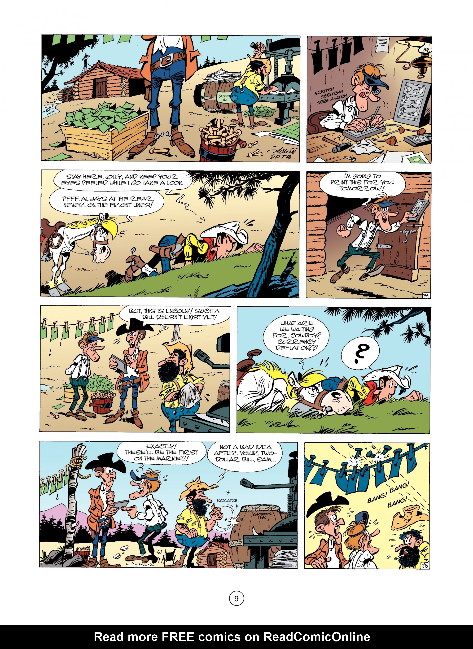 Read online A Lucky Luke Adventure comic -  Issue #31 - 9
