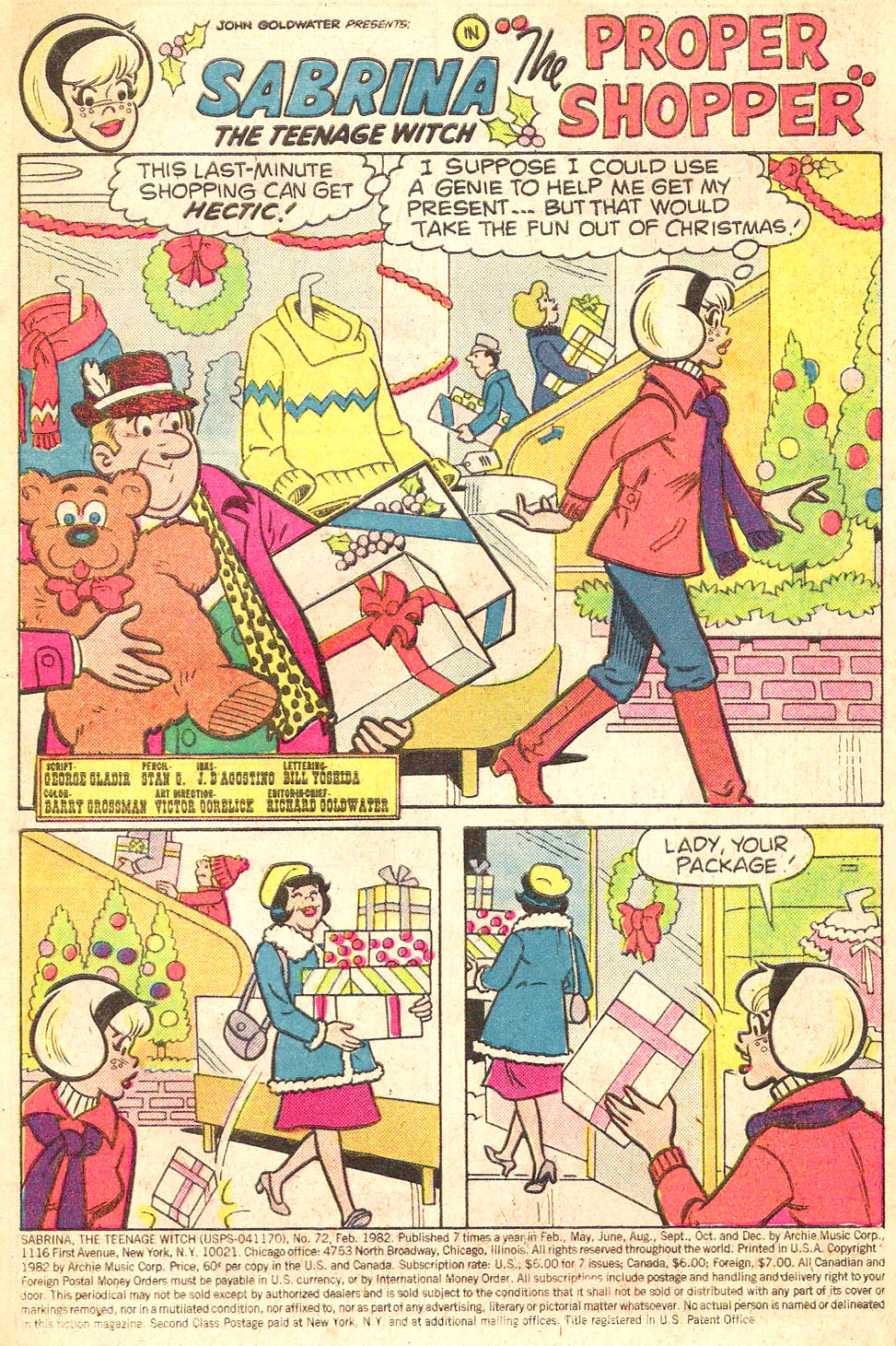 Read online Sabrina The Teenage Witch (1971) comic -  Issue #72 - 3