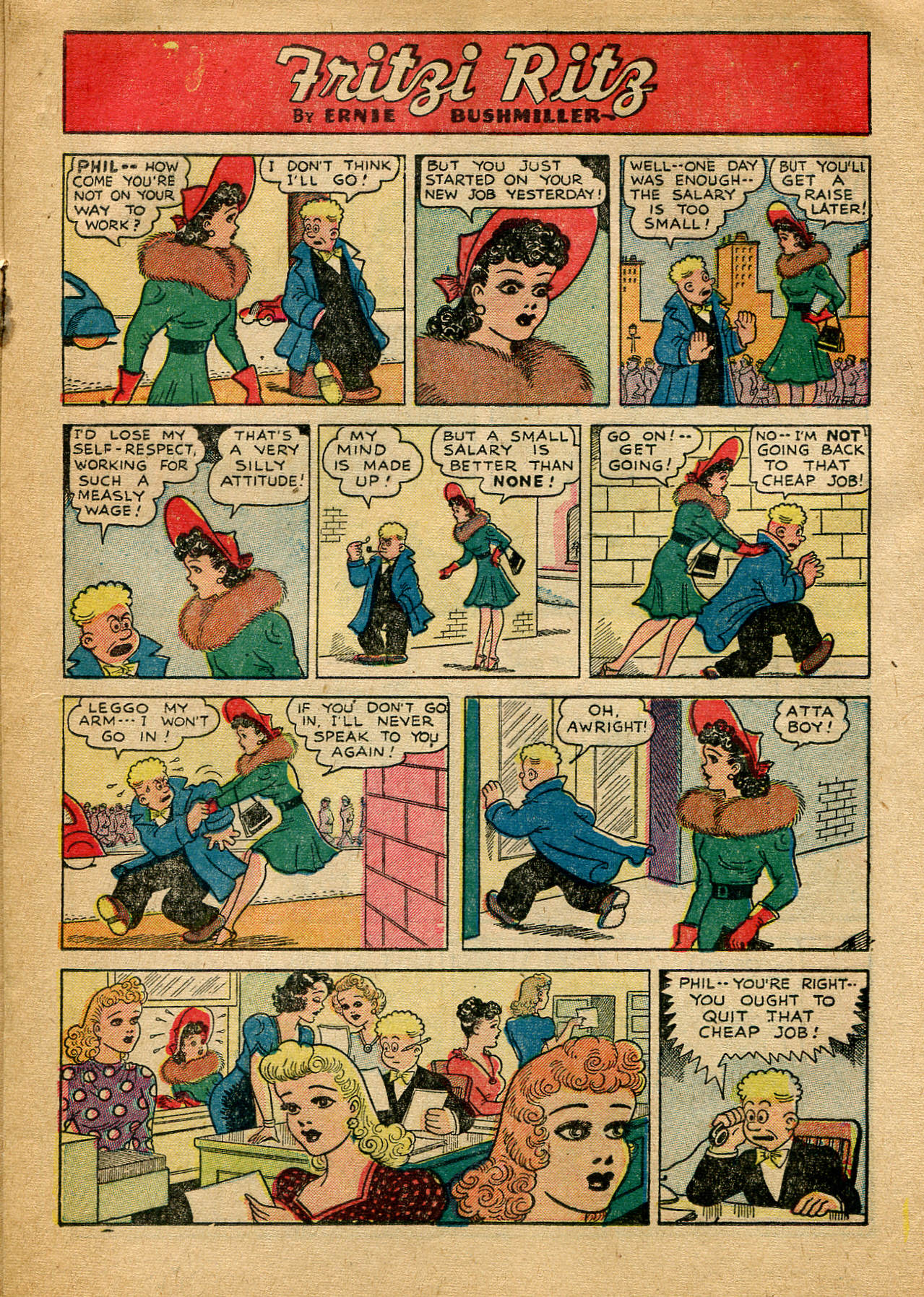 Read online Fritzi Ritz (1953) comic -  Issue #41 - 17
