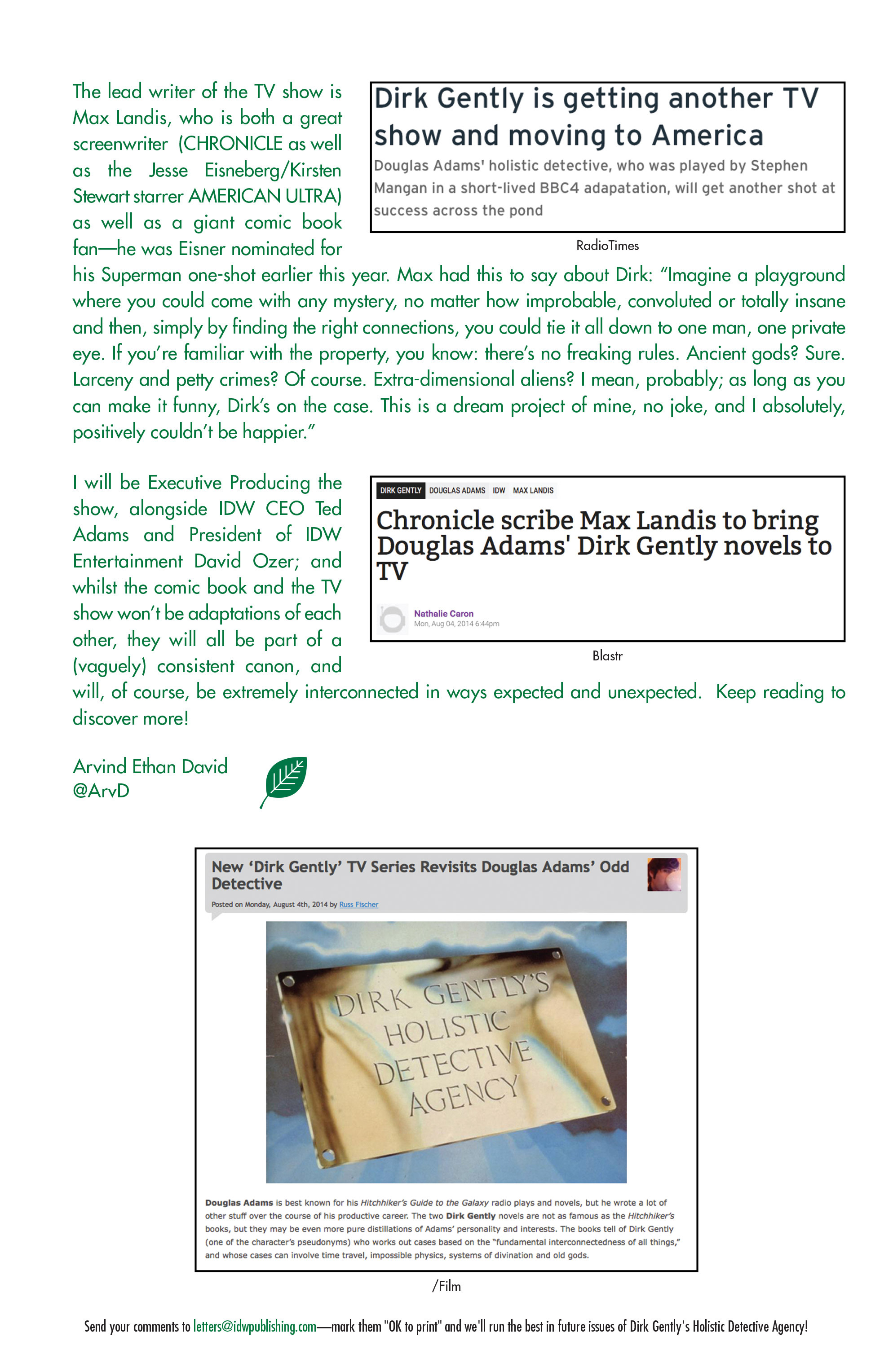 Read online Dirk Gently's Holistic Detective Agency comic -  Issue #3 - 27