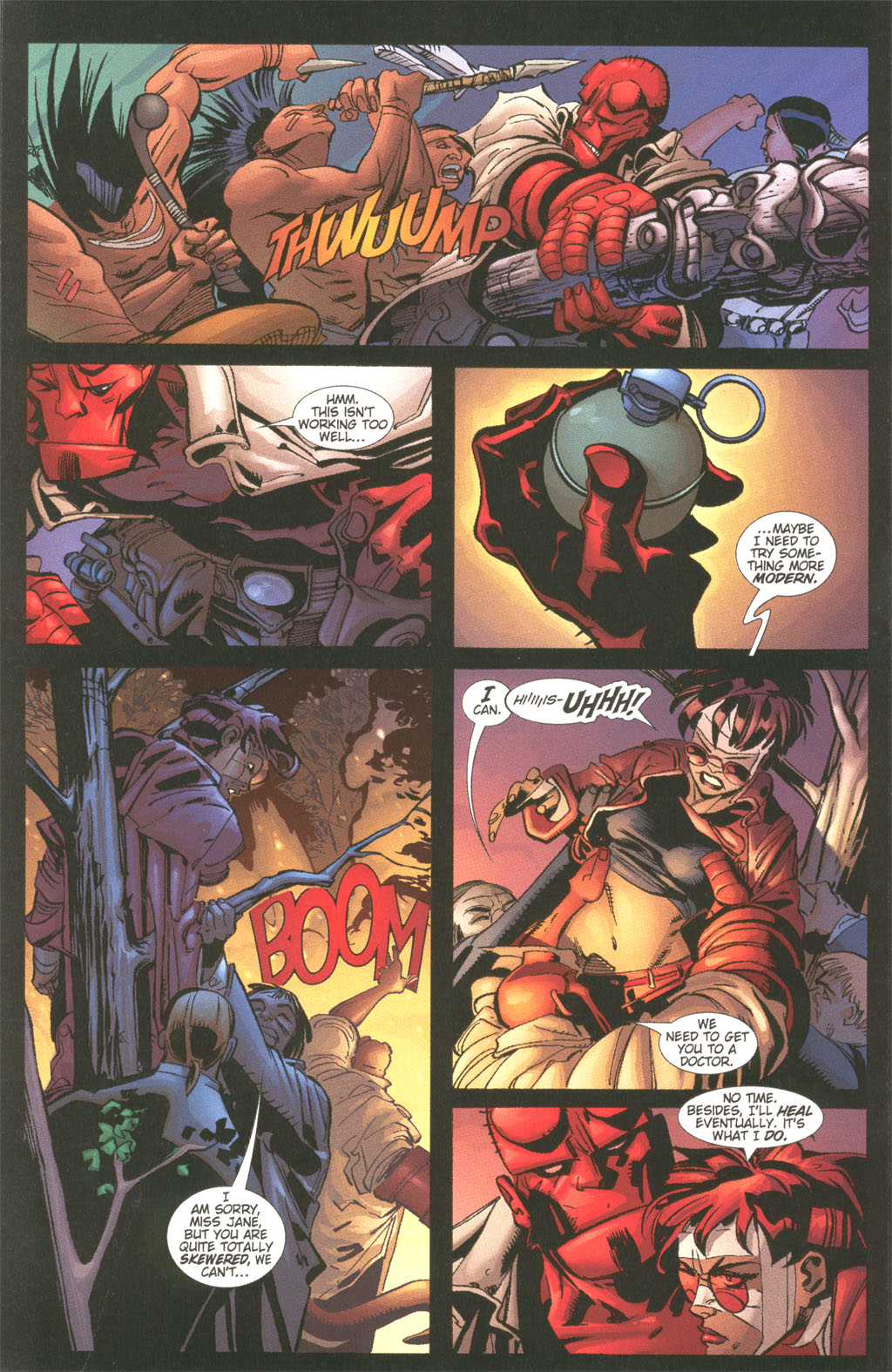 Read online Painkiller Jane/Hellboy comic -  Issue # Full - 16