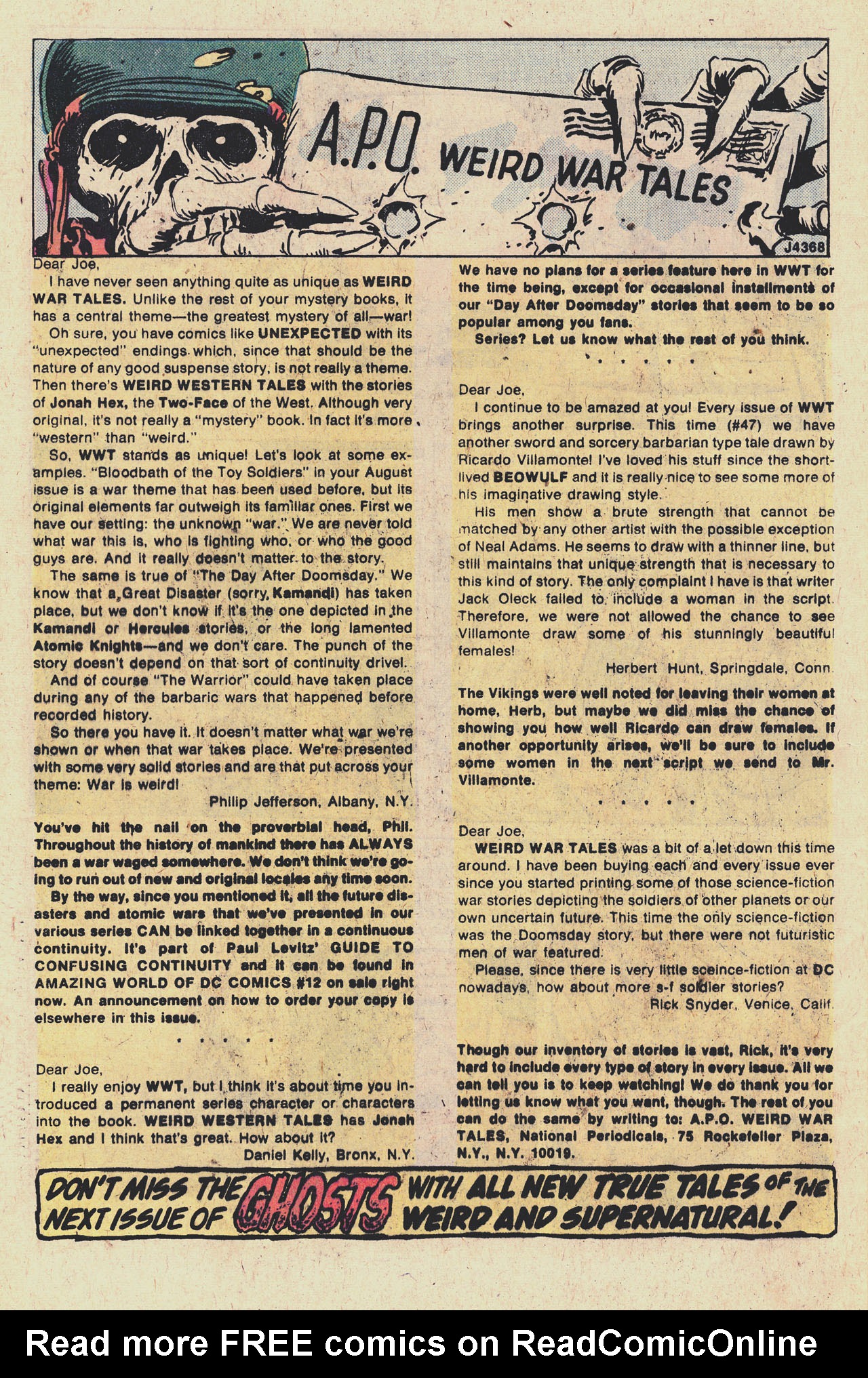 Read online Weird War Tales (1971) comic -  Issue #49 - 31