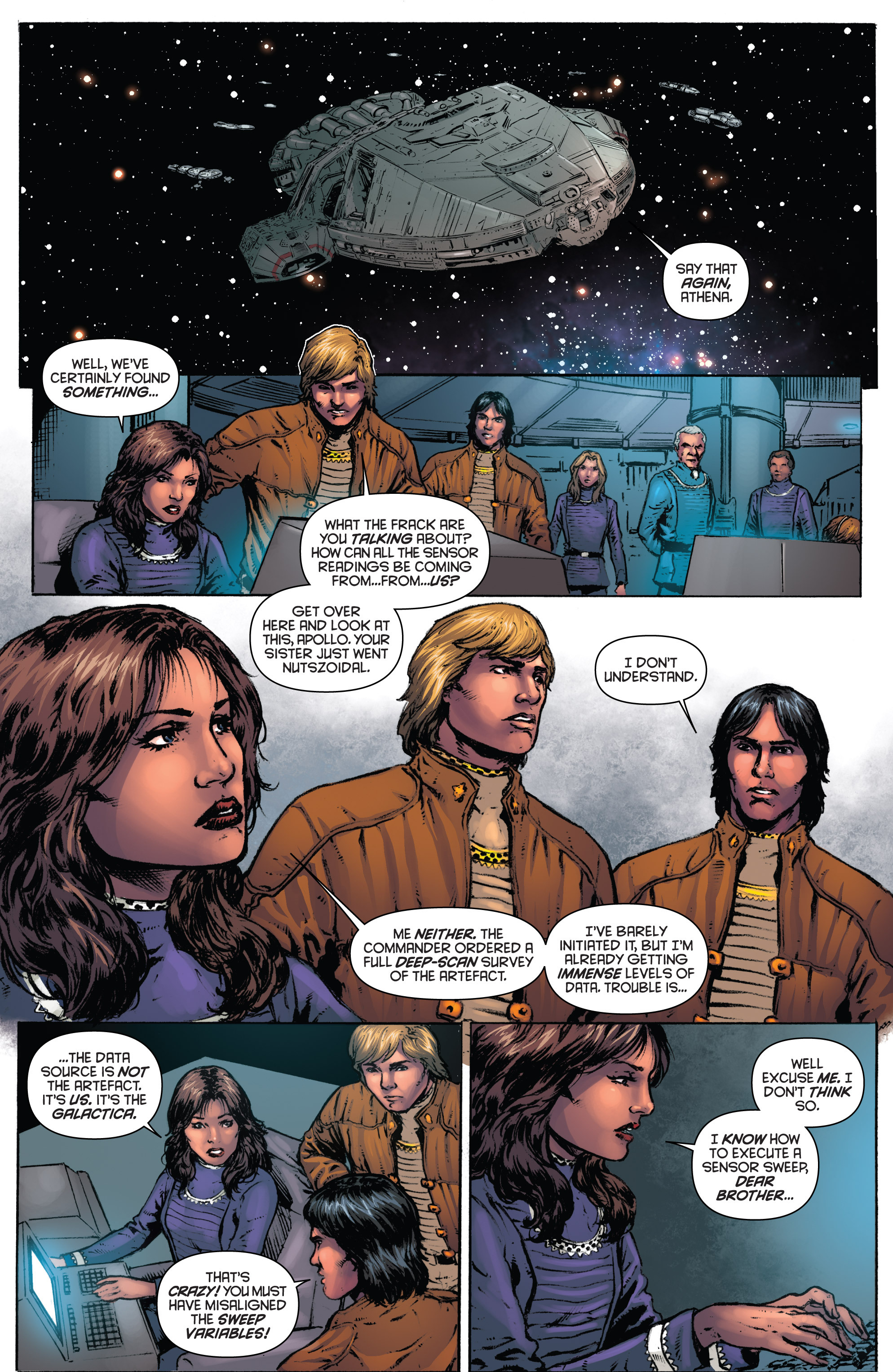 Classic Battlestar Galactica (2013) 9 Page 3