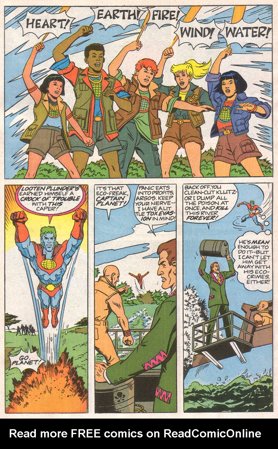 Read online Captain Planet and the Planeteers comic -  Issue #7 - 31