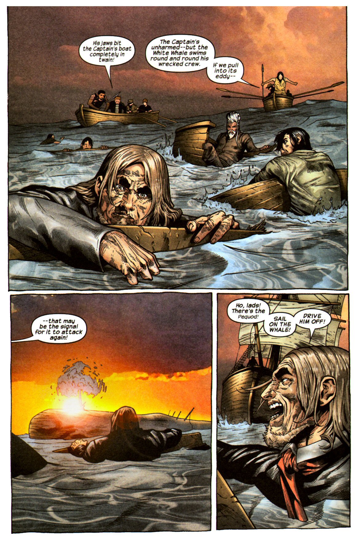 Read online Marvel Illustrated: Moby Dick comic -  Issue # TPB - 105