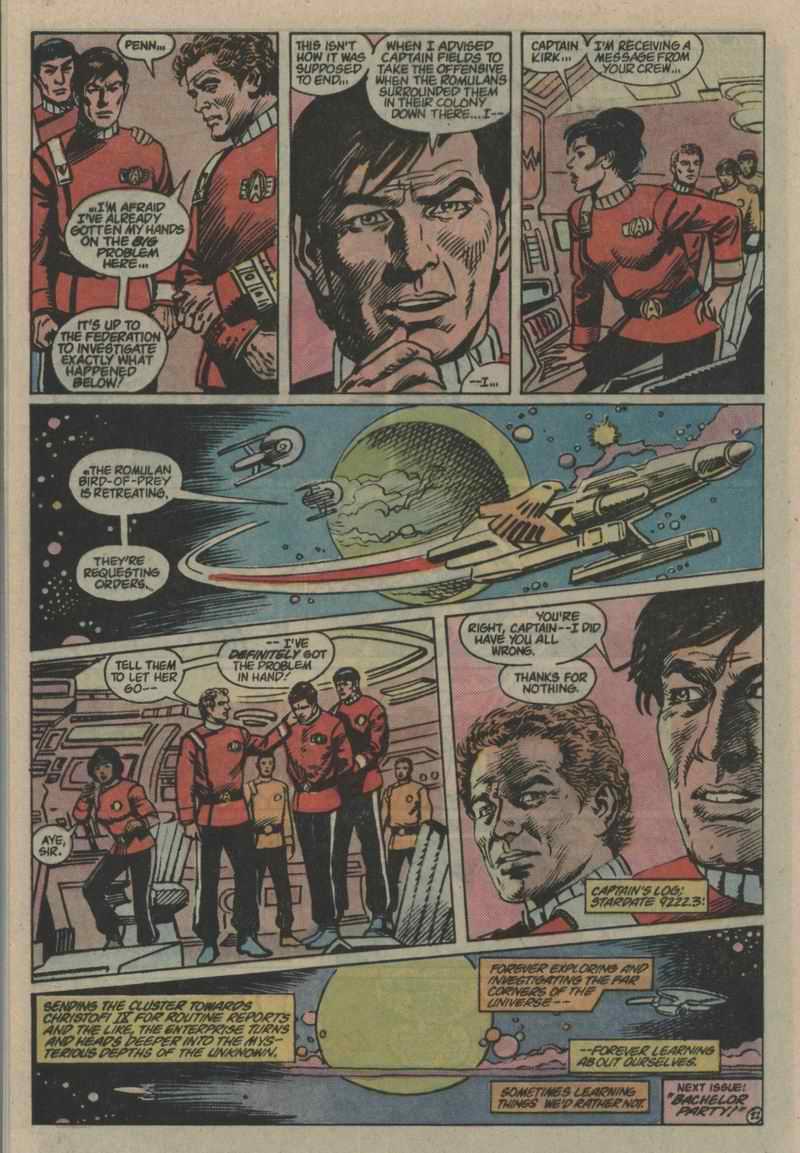 Read online Star Trek (1984) comic -  Issue #47 - 23