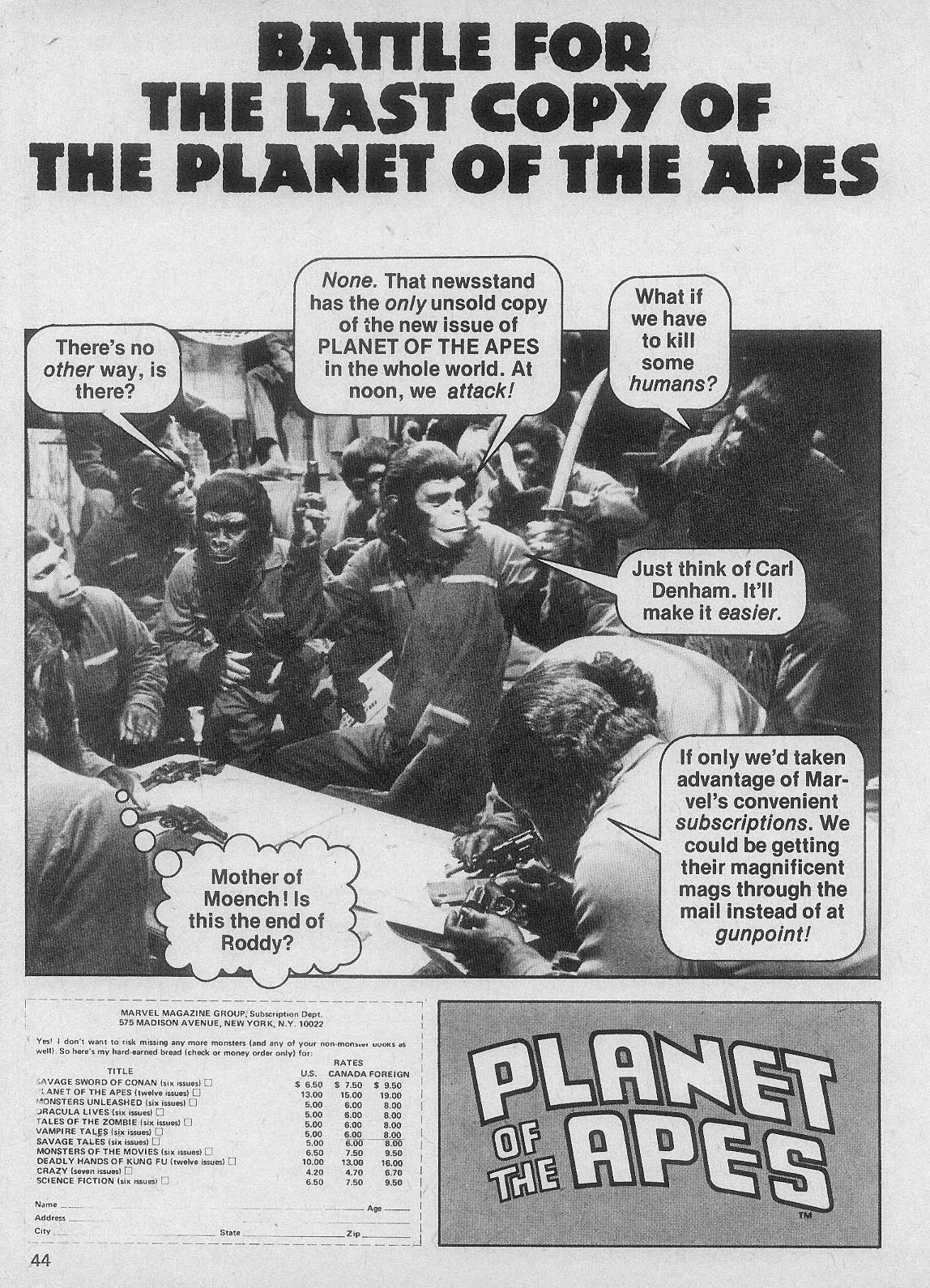 Read online Planet of the Apes comic -  Issue #6 - 40