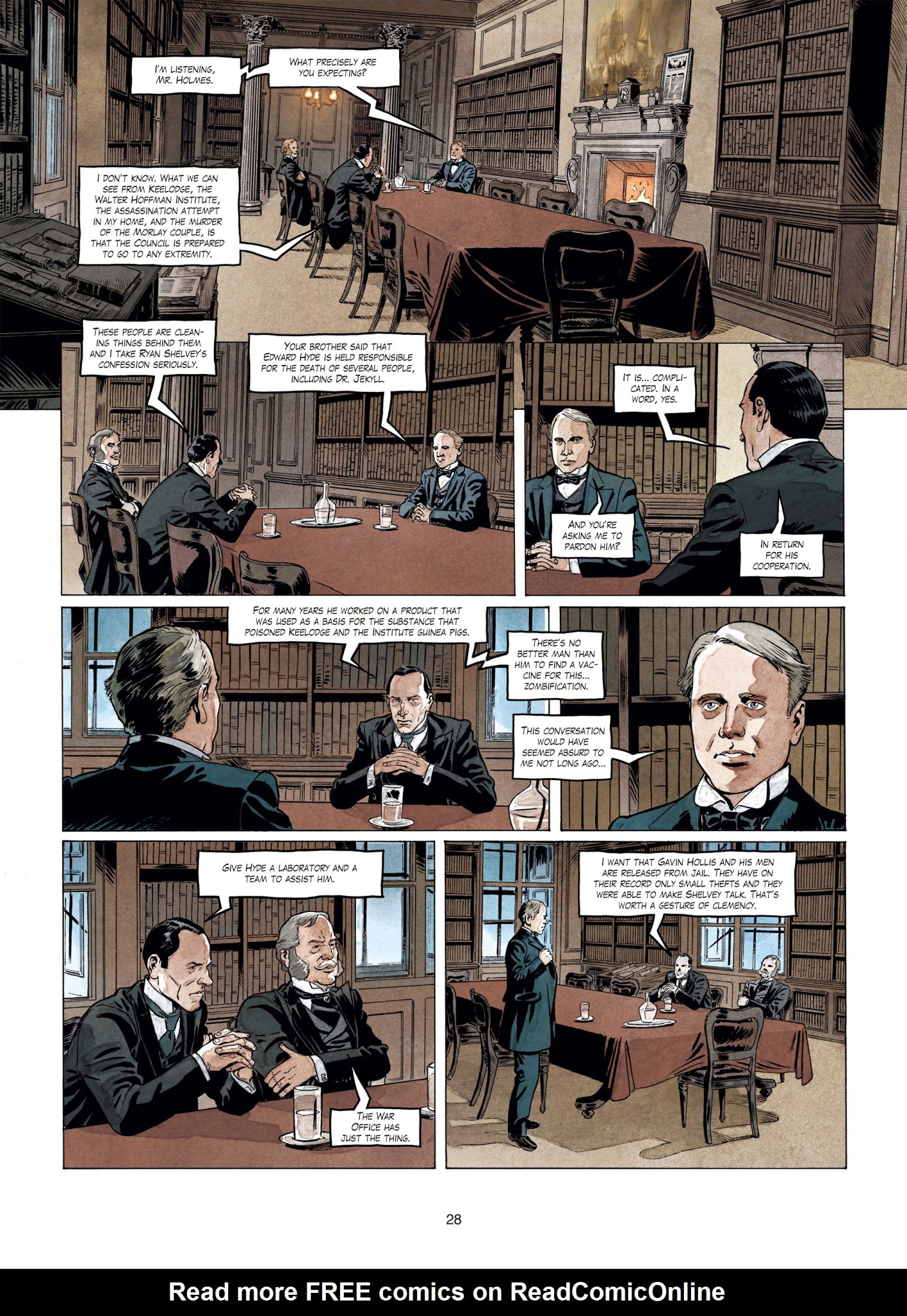 Read online Sherlock Holmes Society comic -  Issue #3 - 28