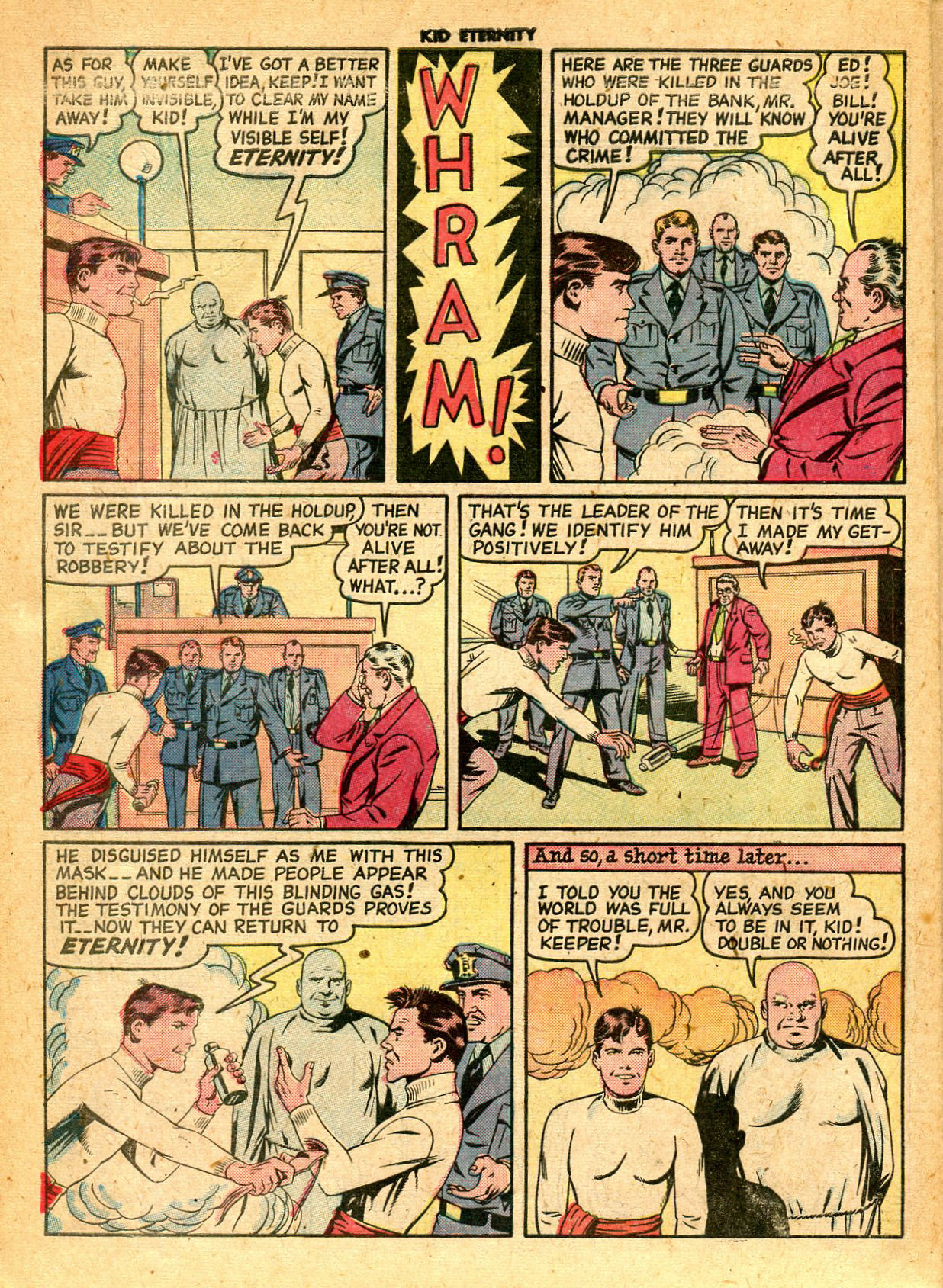 Read online Kid Eternity (1946) comic -  Issue #14 - 14