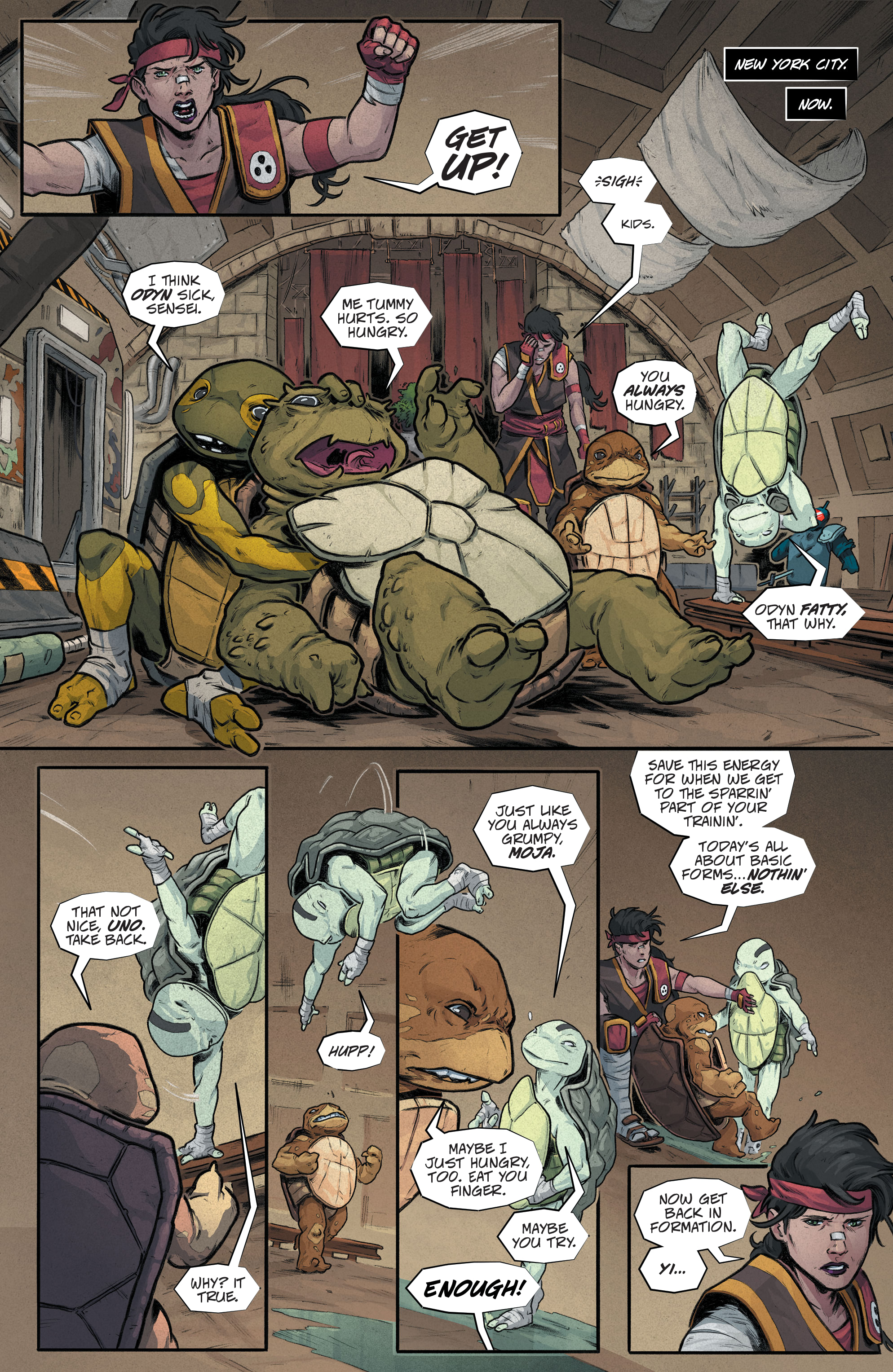 Read online Teenage Mutant Ninja Turtles: The Last Ronin - The Lost Years comic -  Issue #1 - 4