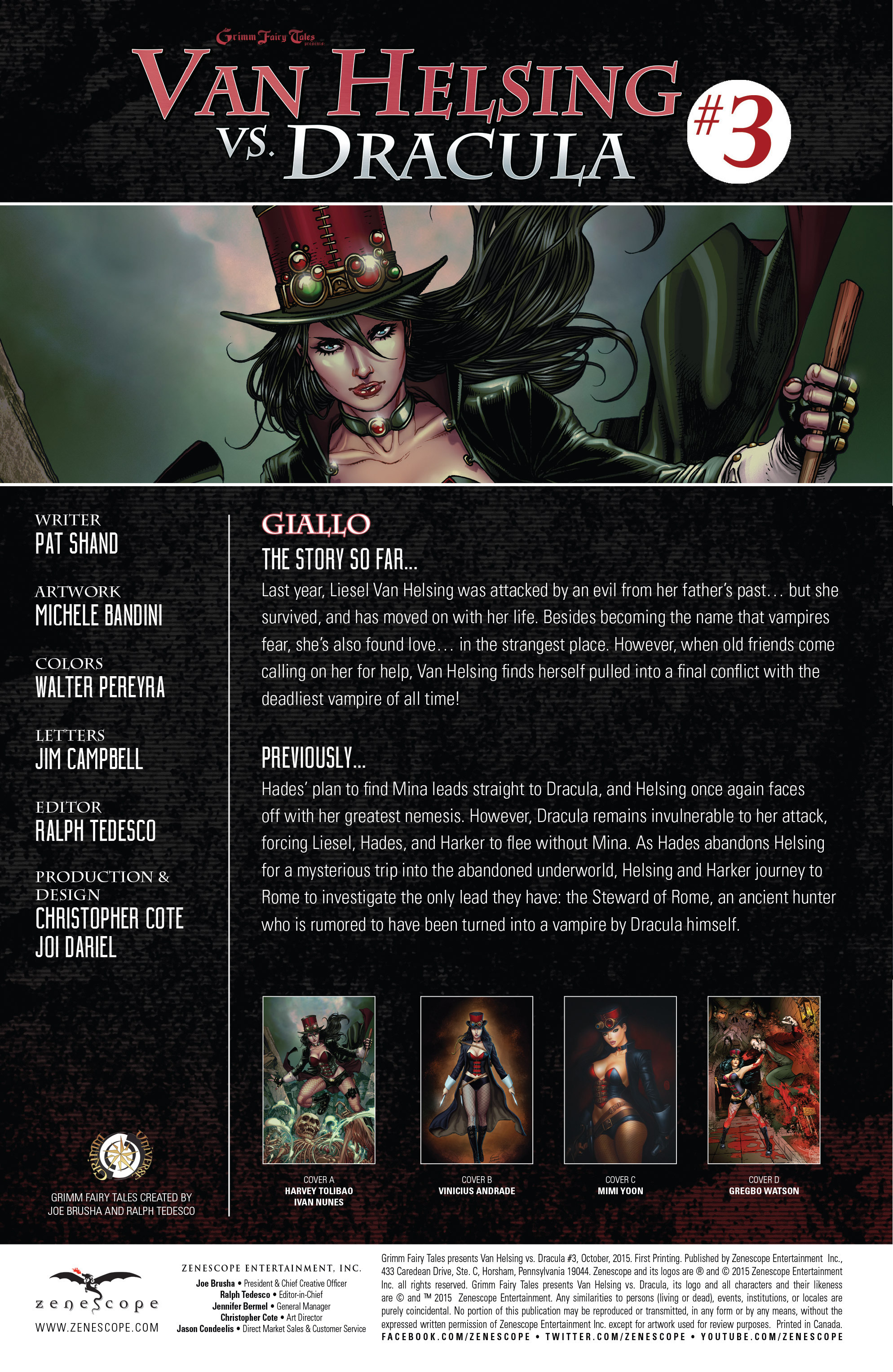 Read online Grimm Fairy Tales presents Van Helsing vs. Dracula comic -  Issue #3 - 2