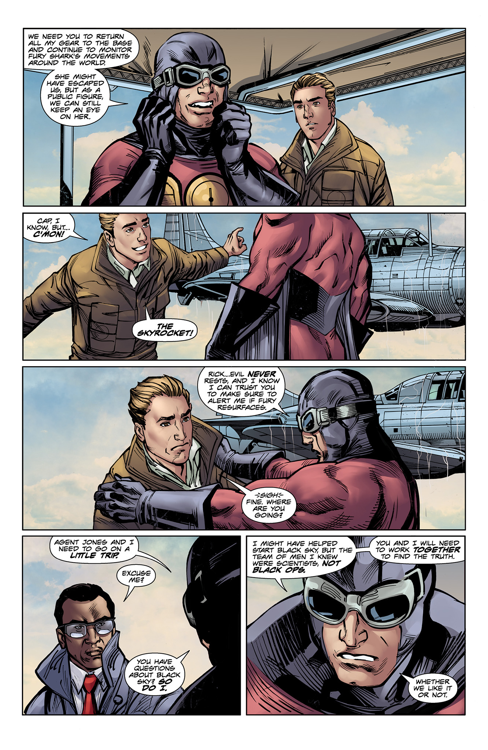 Read online Captain Midnight comic -  Issue #6 - 9