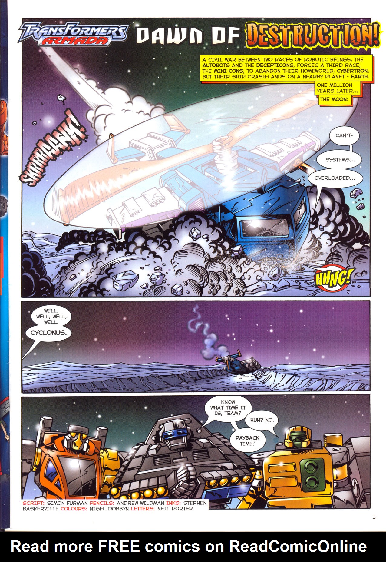 Read online Transformers: Armada (2003) comic -  Issue #9 - 2
