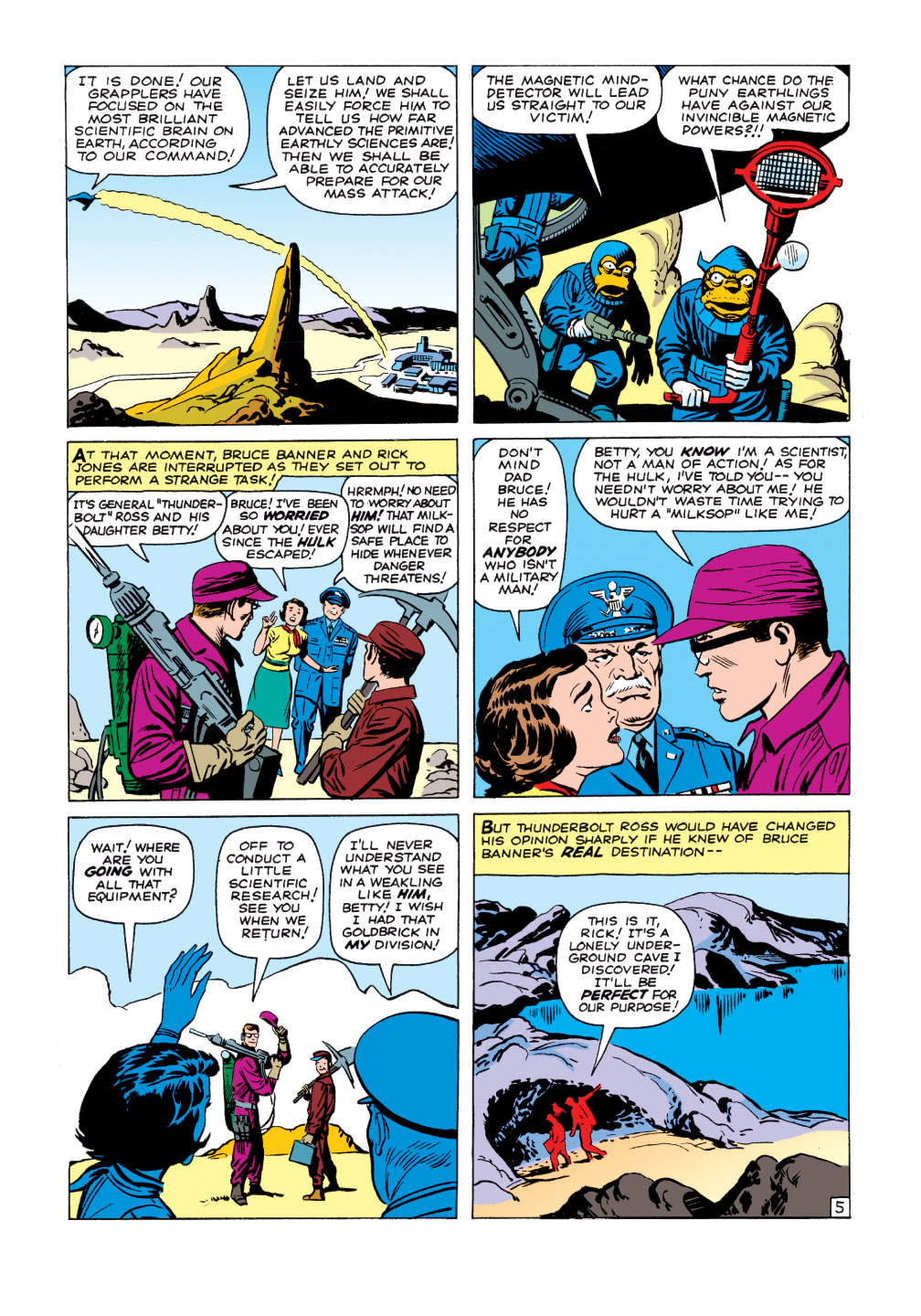 Read online Marvel Masterworks: The Incredible Hulk comic -  Issue # TPB 1 (Part 1) - 33