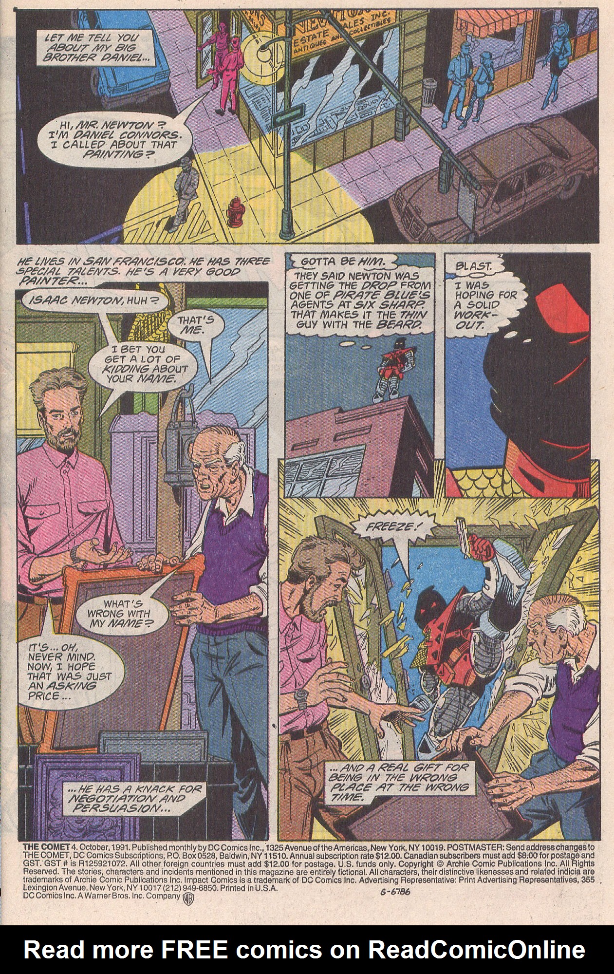 Read online The Comet comic -  Issue #4 - 2