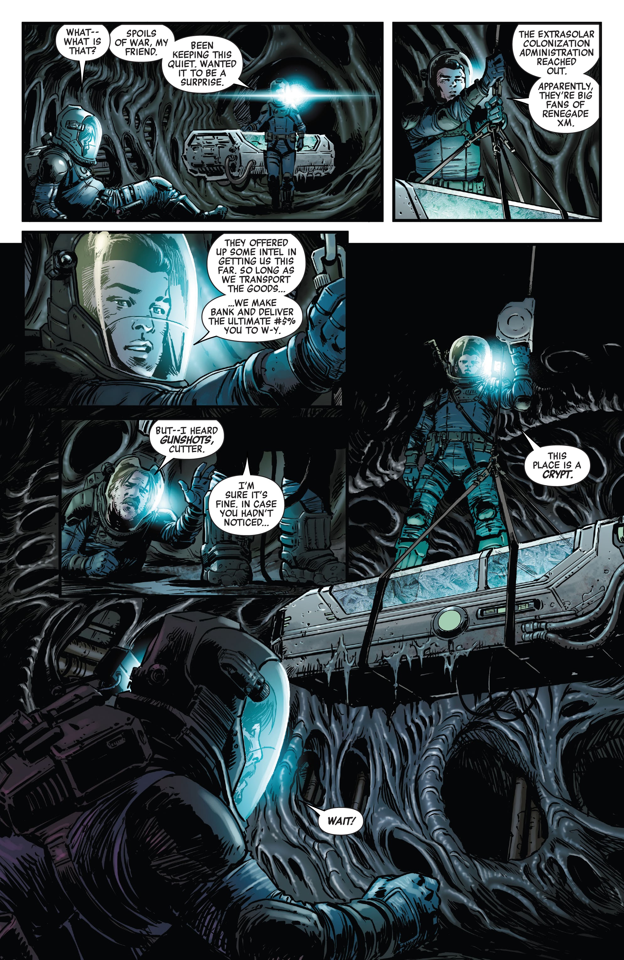 Read online Aliens: Aftermath comic -  Issue # Full - 27