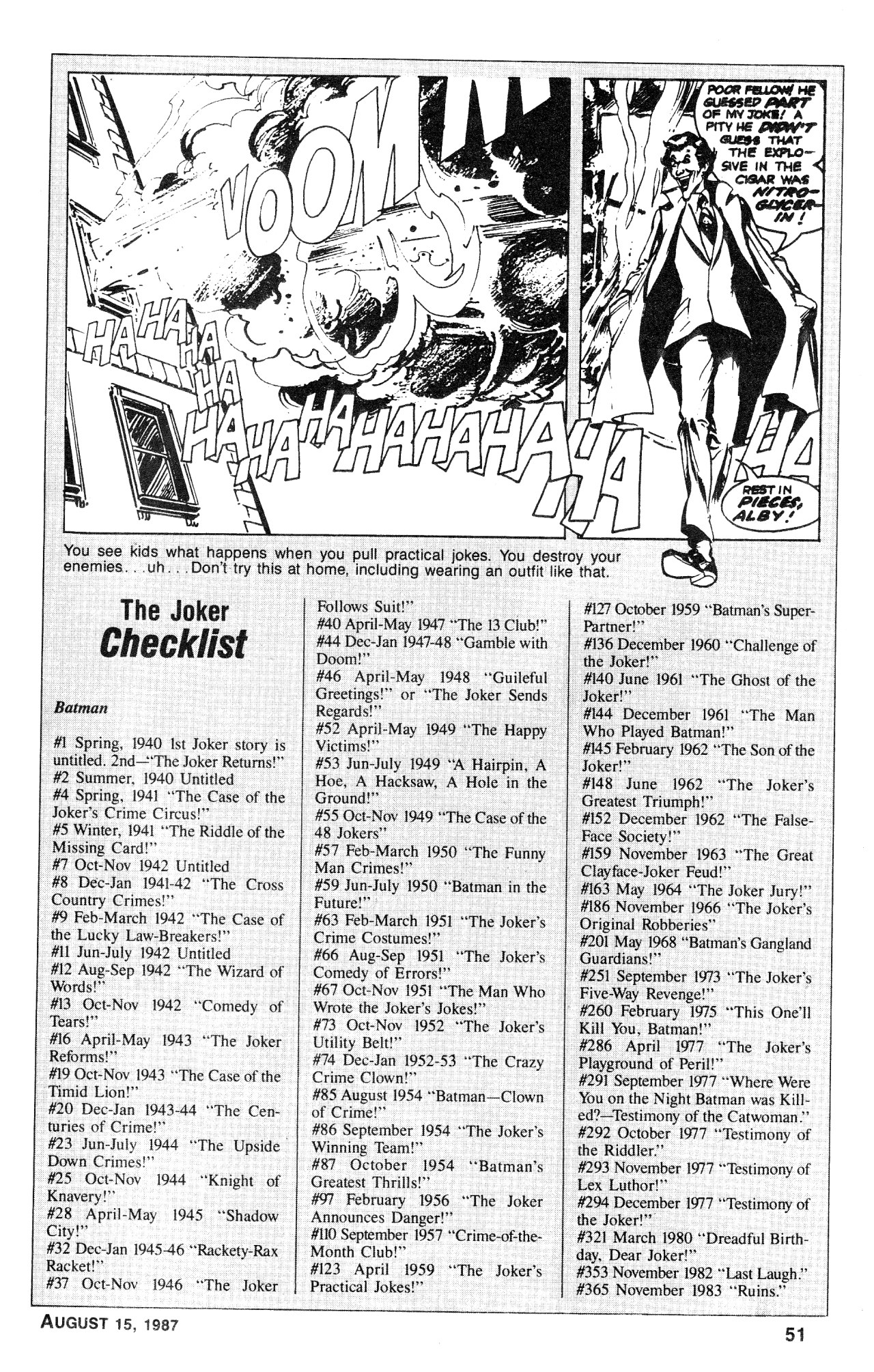 Read online Amazing Heroes comic -  Issue #123 - 50