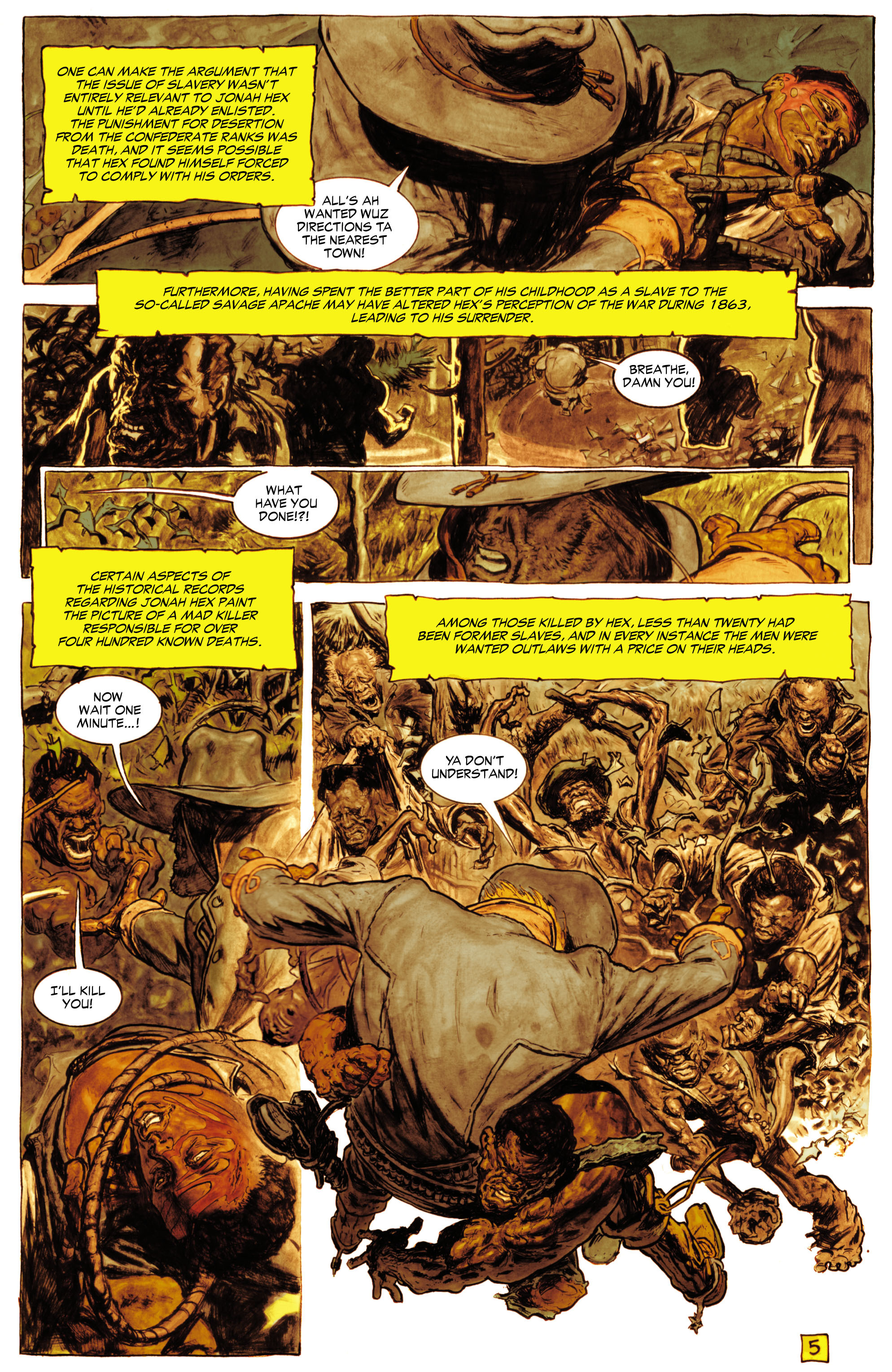 Read online Jonah Hex (2006) comic -  Issue #36 - 6