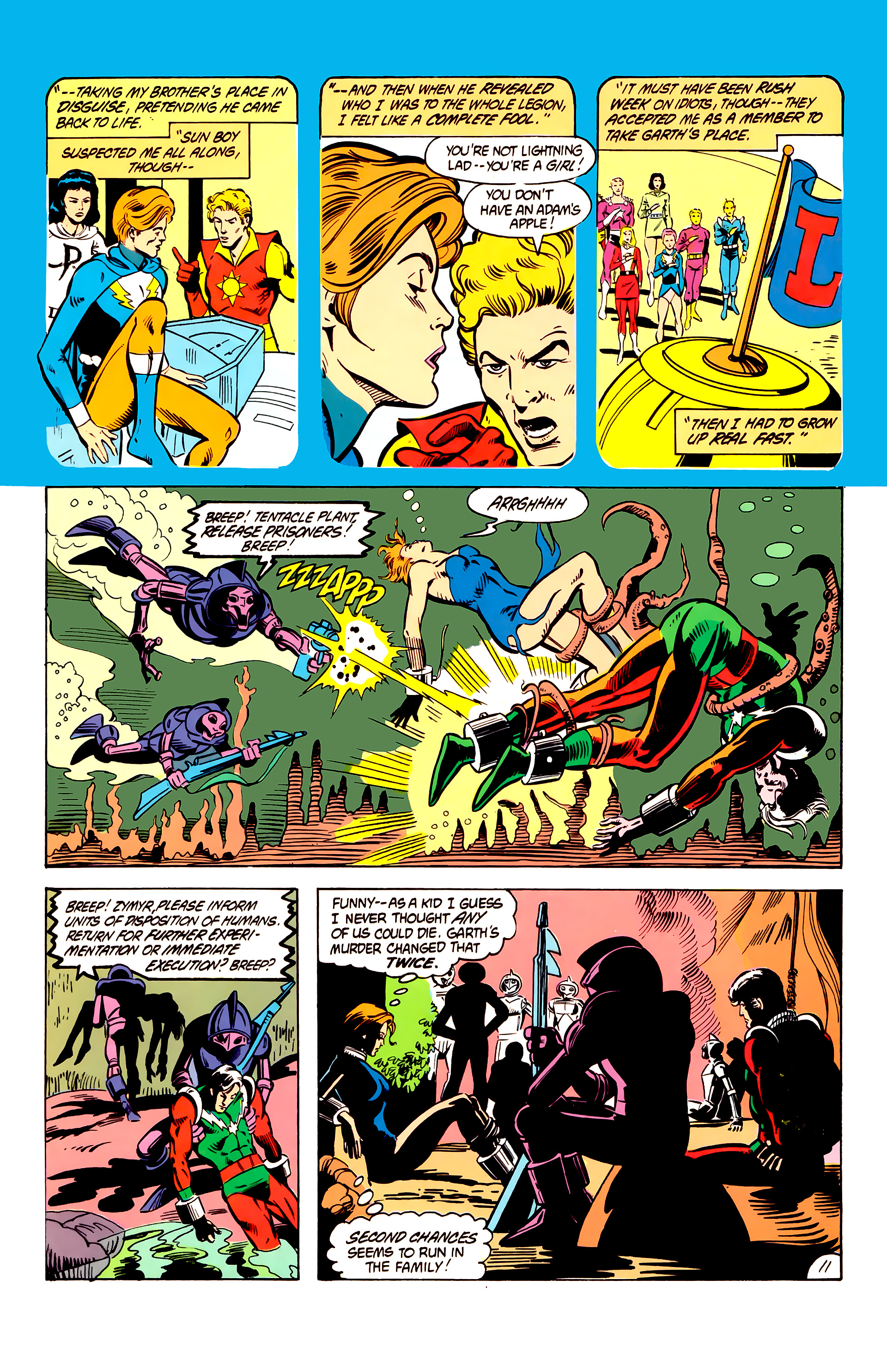 Read online Legion of Super-Heroes (1984) comic -  Issue #6 - 12